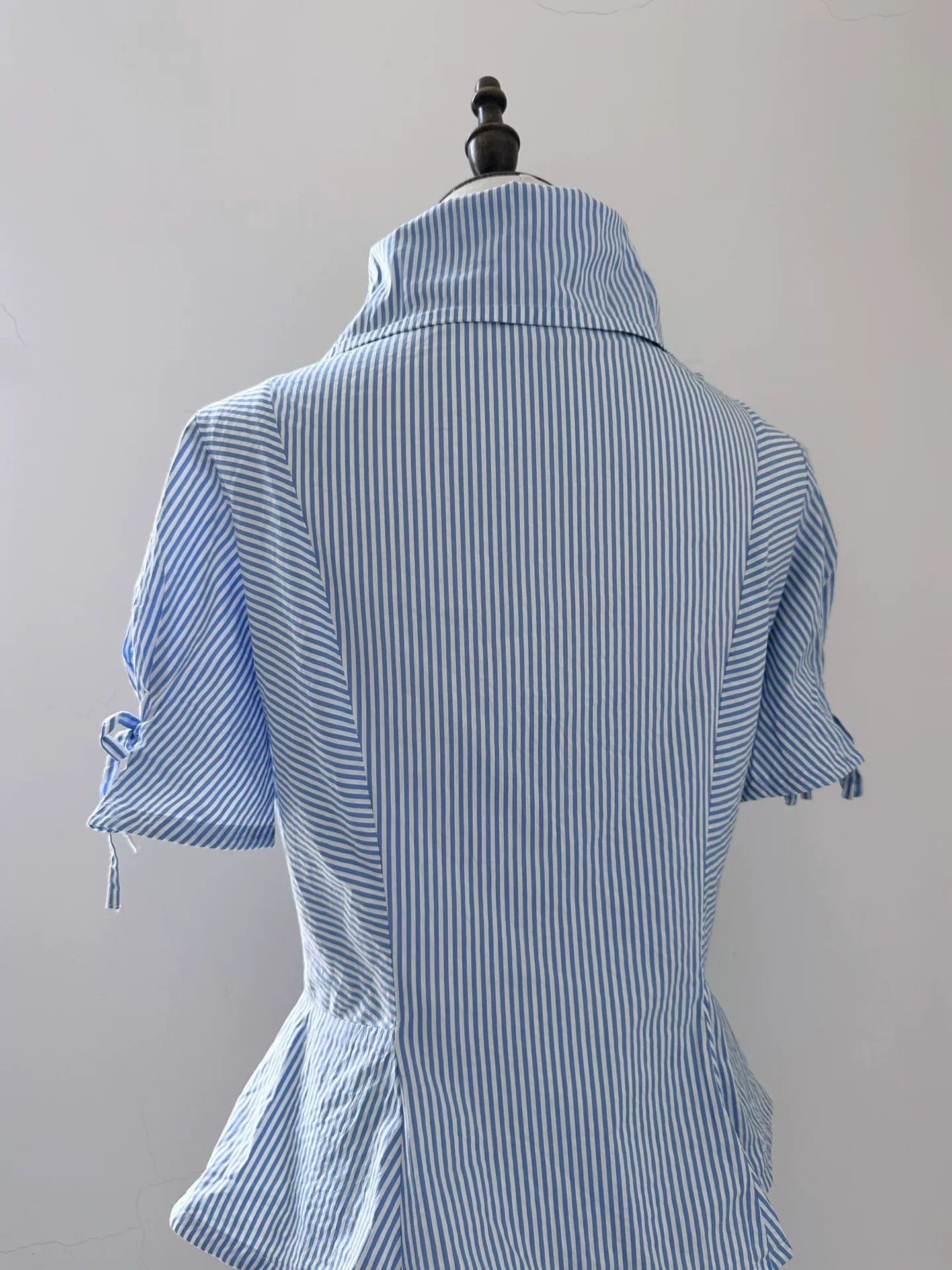 Vivienne Westwood Vivienne Westwood Red Label Vintage Blue Stripe Shirt Size M / US 6-8 / IT 42-44 - 4 Thumbnail