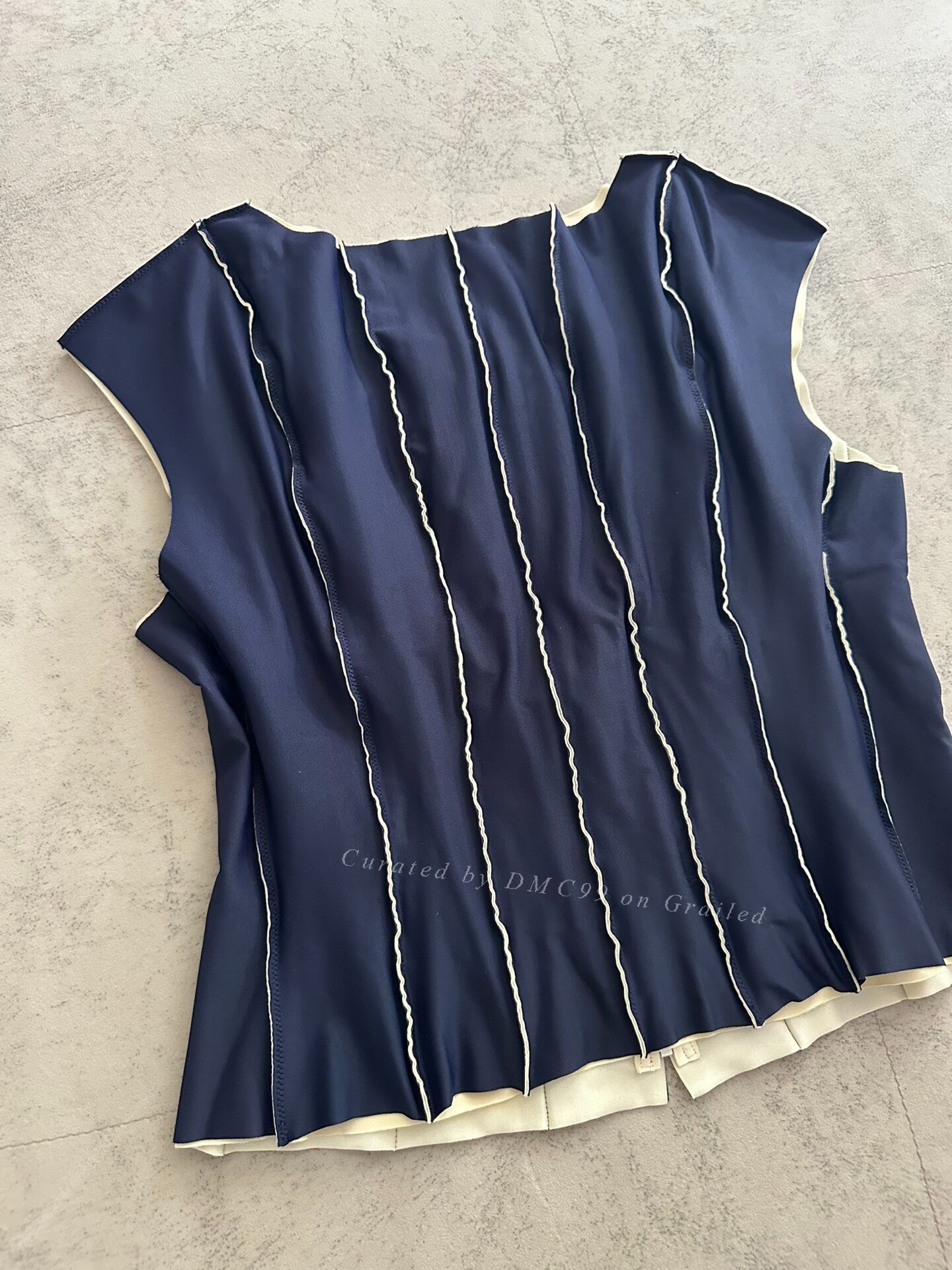Chanel Chanel 1999 Vintage Show Square Logo Sleeveless Top Size S / US 4 / IT 40 - 6 Thumbnail