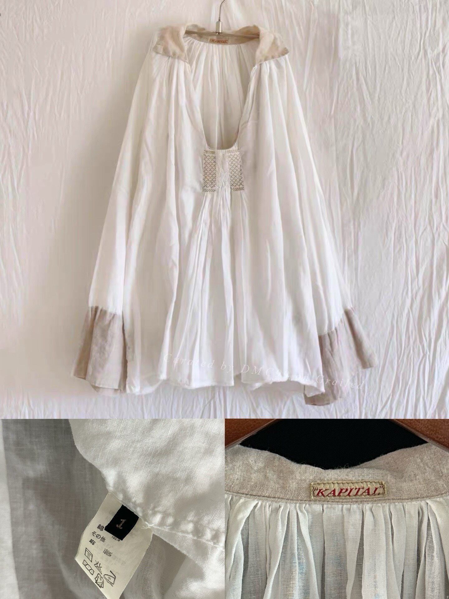 Kapital Kapital Vintage Loose Wide-Sleeve Shirt Size S / US 4 / IT 40 - 8 Thumbnail