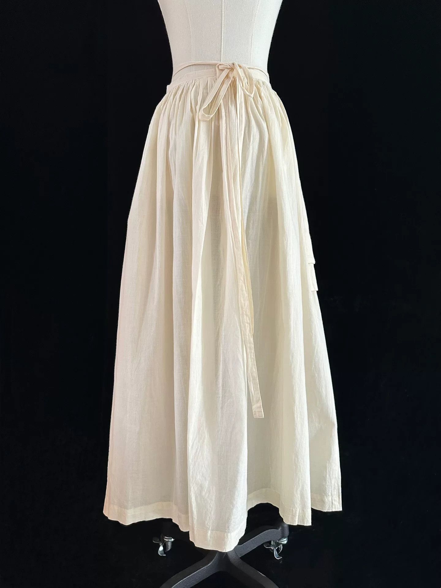 Rei Kawakubo Comme des Garçons 1999 Cotton Apron Skirt Size 38" / US 16 / IT 52 - 4 Thumbnail