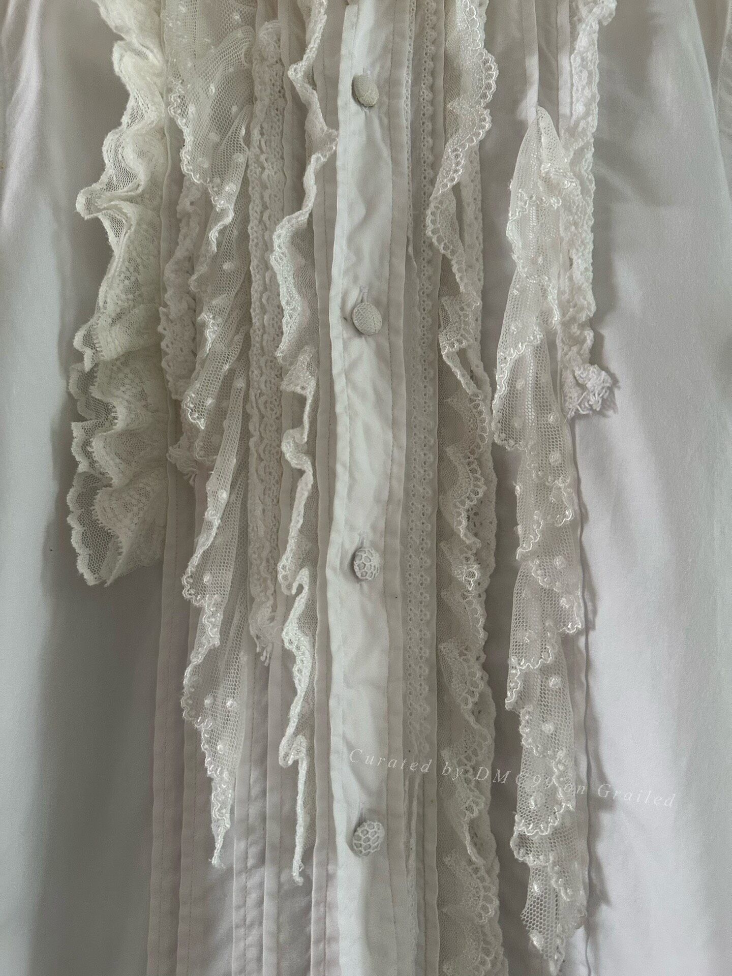Junya Watanabe Junya Watanabe 2005 Court Lace Shirt Size S / US 4 / IT 40 - 5 Thumbnail