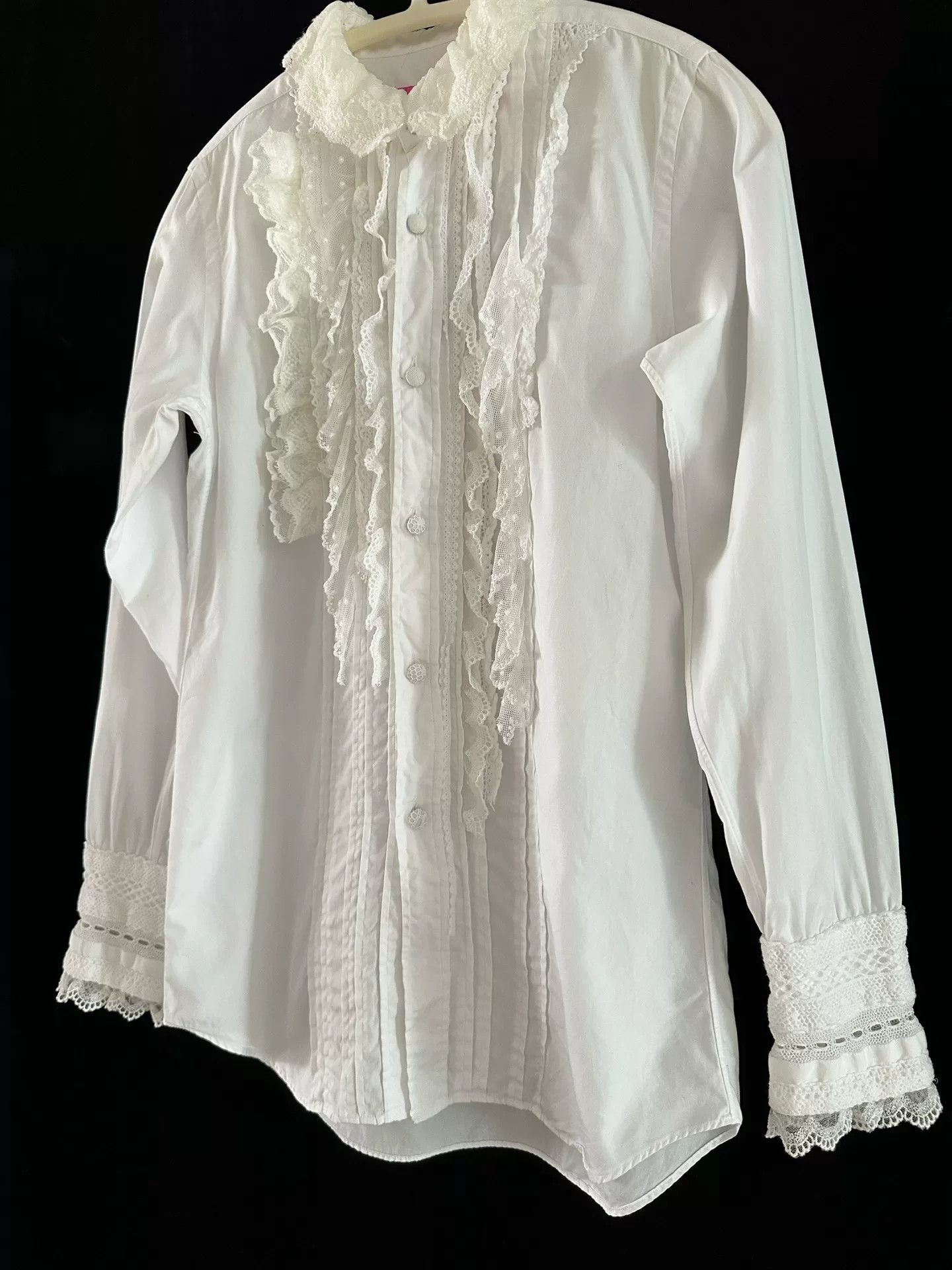 Junya Watanabe Junya Watanabe 2005 Court Lace Shirt Size S / US 4 / IT 40 - 3 Thumbnail