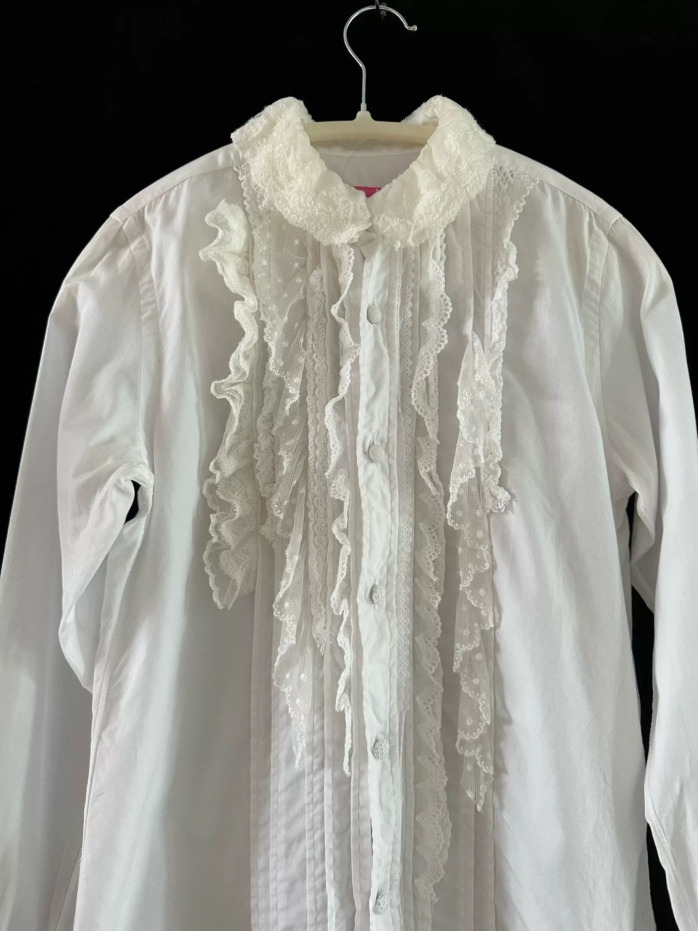 Junya Watanabe Junya Watanabe 2005 Court Lace Shirt Size S / US 4 / IT 40 - 2 Thumbnail