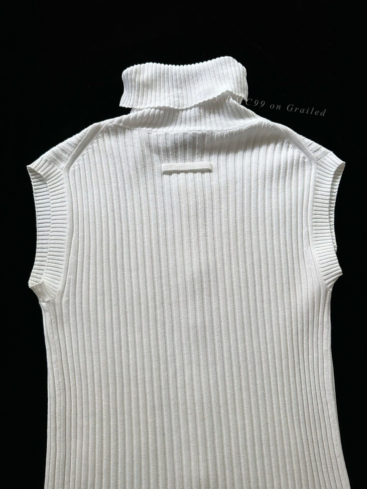 Jean Paul Gaultier Jean Paul Gaultier Vintage Lace Trim Knit Vest Size S / US 4 / IT 40 - 5 Thumbnail