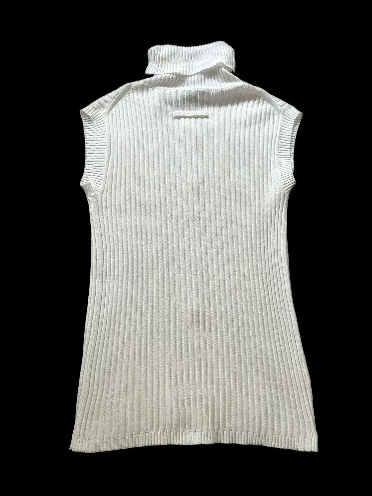 Jean Paul Gaultier Jean Paul Gaultier Vintage Lace Trim Knit Vest Size S / US 4 / IT 40 - 3 Thumbnail