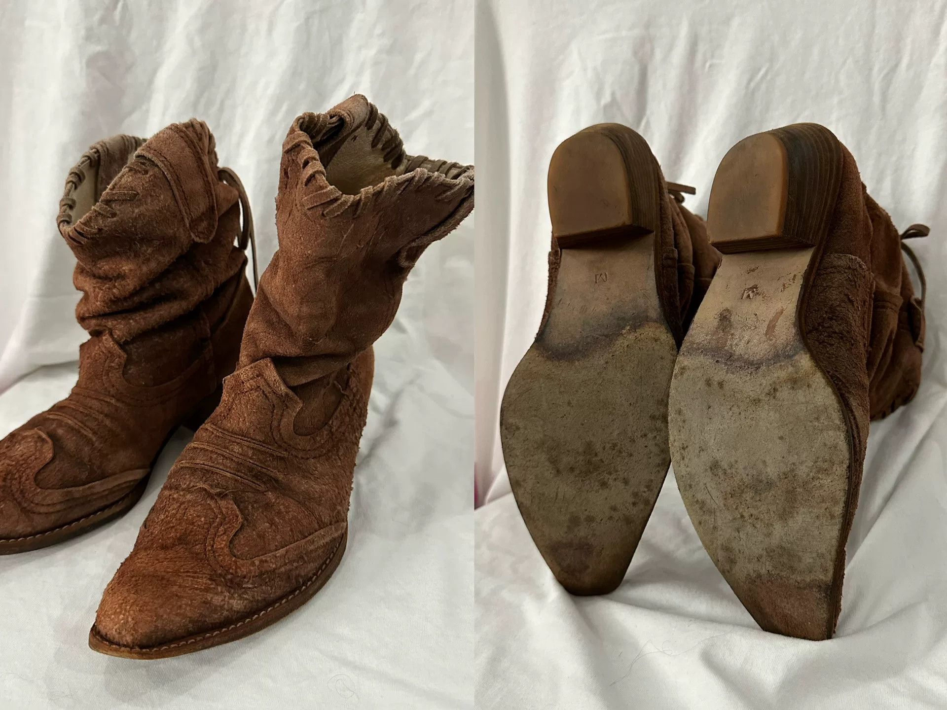 Junya Watanabe Junya Watanabe Suede Western Boots Size US 6 / EU 39 - 9 Thumbnail