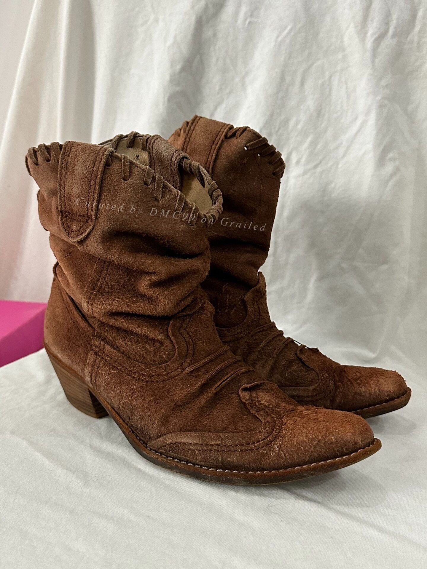 Junya Watanabe Junya Watanabe Suede Western Boots Size US 6 / EU 39 - 2 Thumbnail