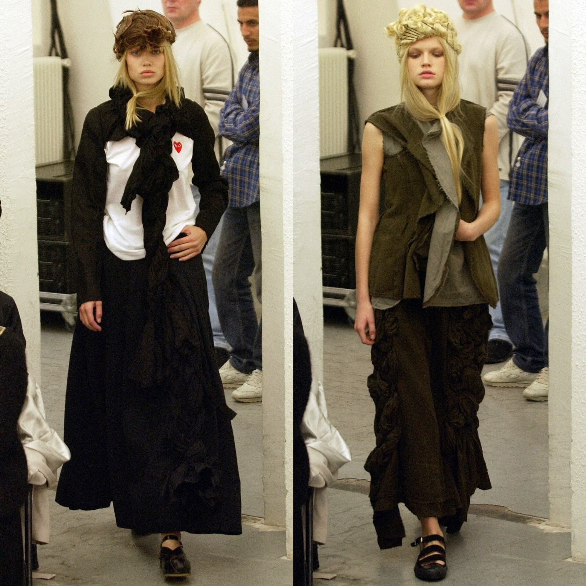 Rei Kawakubo Comme des Garçons 2003 Braided Cotton Skirt Size 33" - 2 Thumbnail