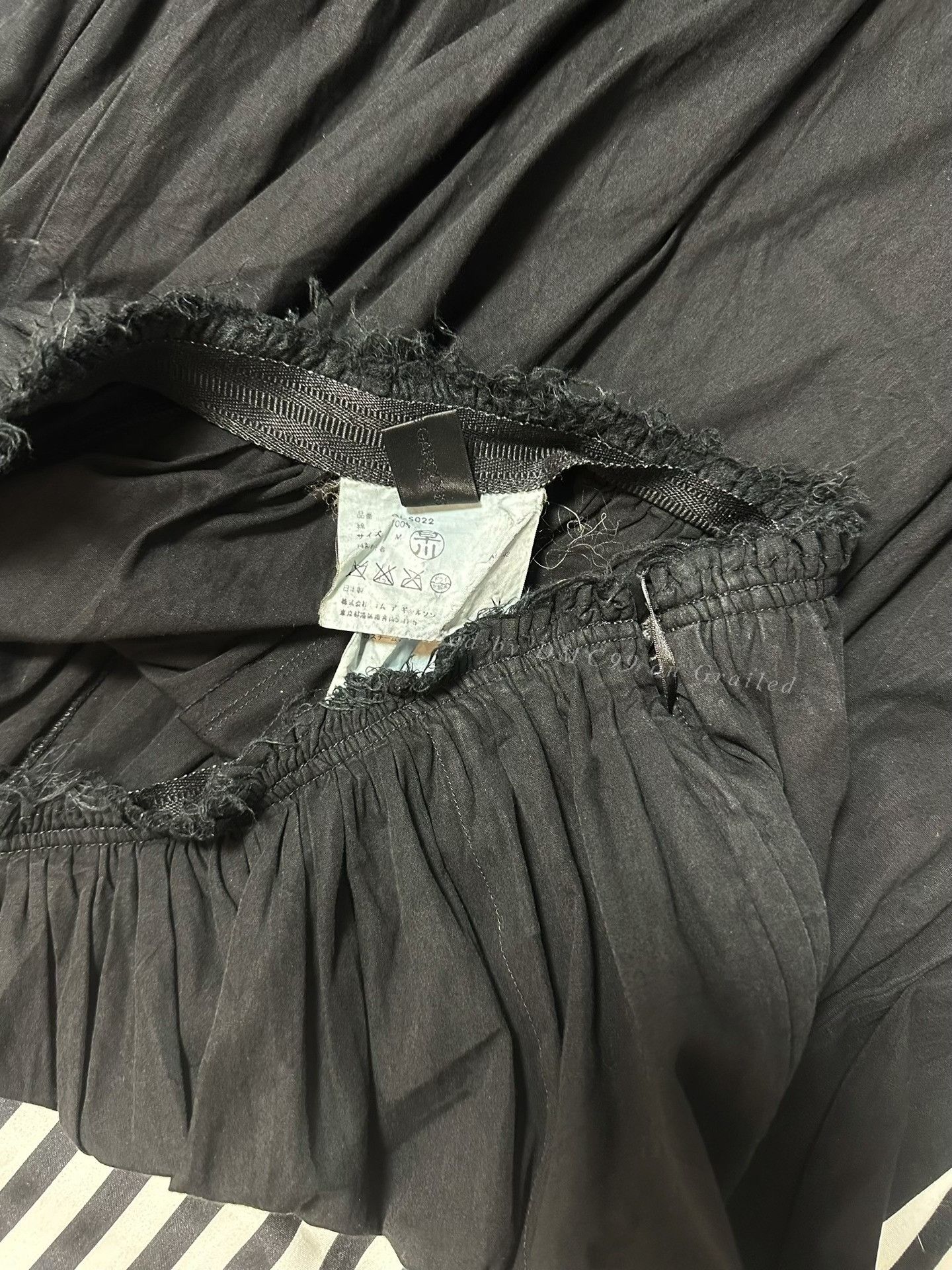 Rei Kawakubo Comme des Garçons 2003 Braided Cotton Skirt Size 33" - 7 Thumbnail