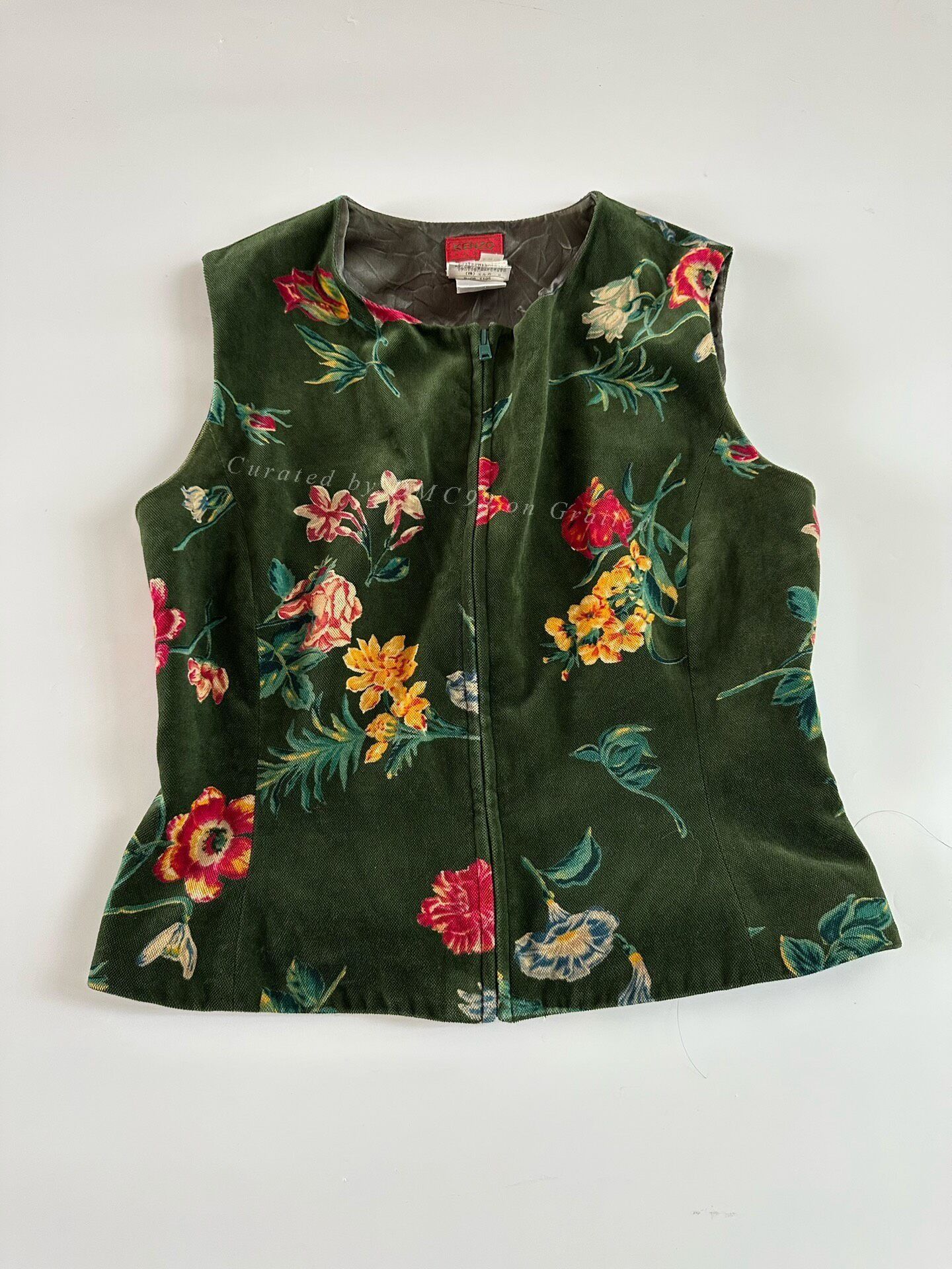 Kenzo Kenzo 80s Vest & Skirt Two-Piece Size 38" / US 16 / IT 52 - 7 Thumbnail