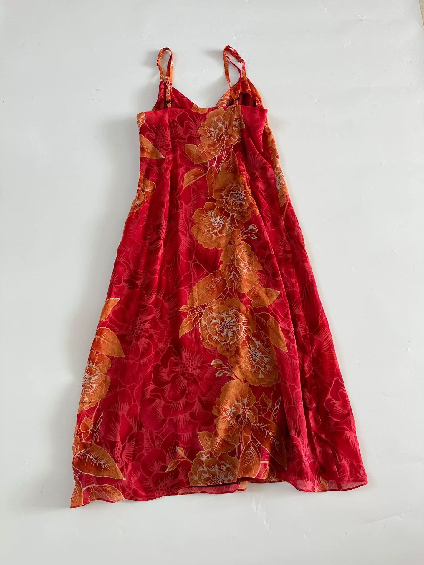 Kenzo Kenzo 80s Double-Layer Silk Camisole Dress Size S / US 4 / IT 40 - 4 Thumbnail