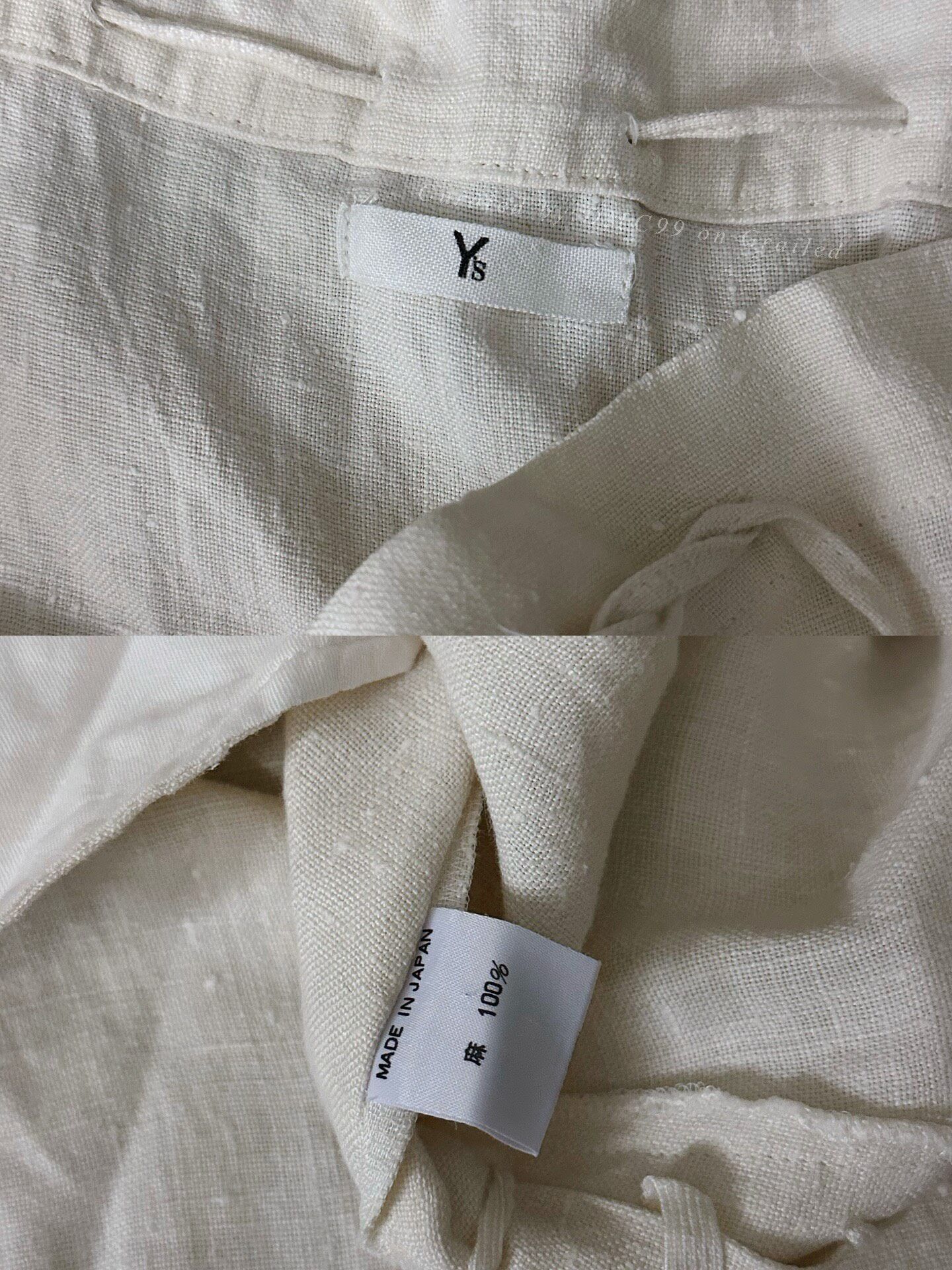 Yohji Yamamoto Y's 1980s Linen Petal Hem Skirt Size 32" / US 10 / IT 46 - 9 Thumbnail