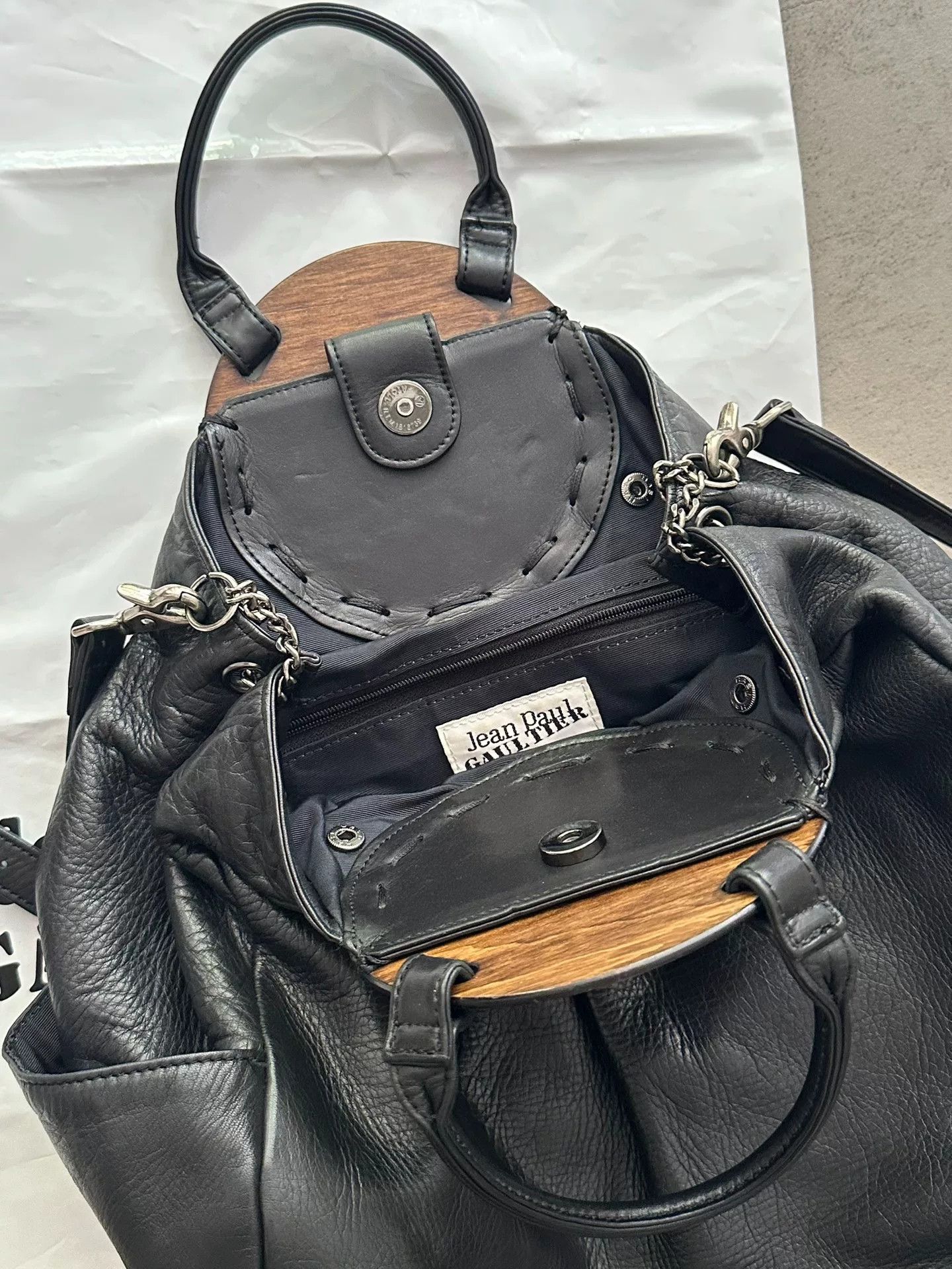 Jean Paul Gaultier Jean Paul Gaultier Vintage Dragon Handle Bag Size ONE SIZE - 6 Thumbnail