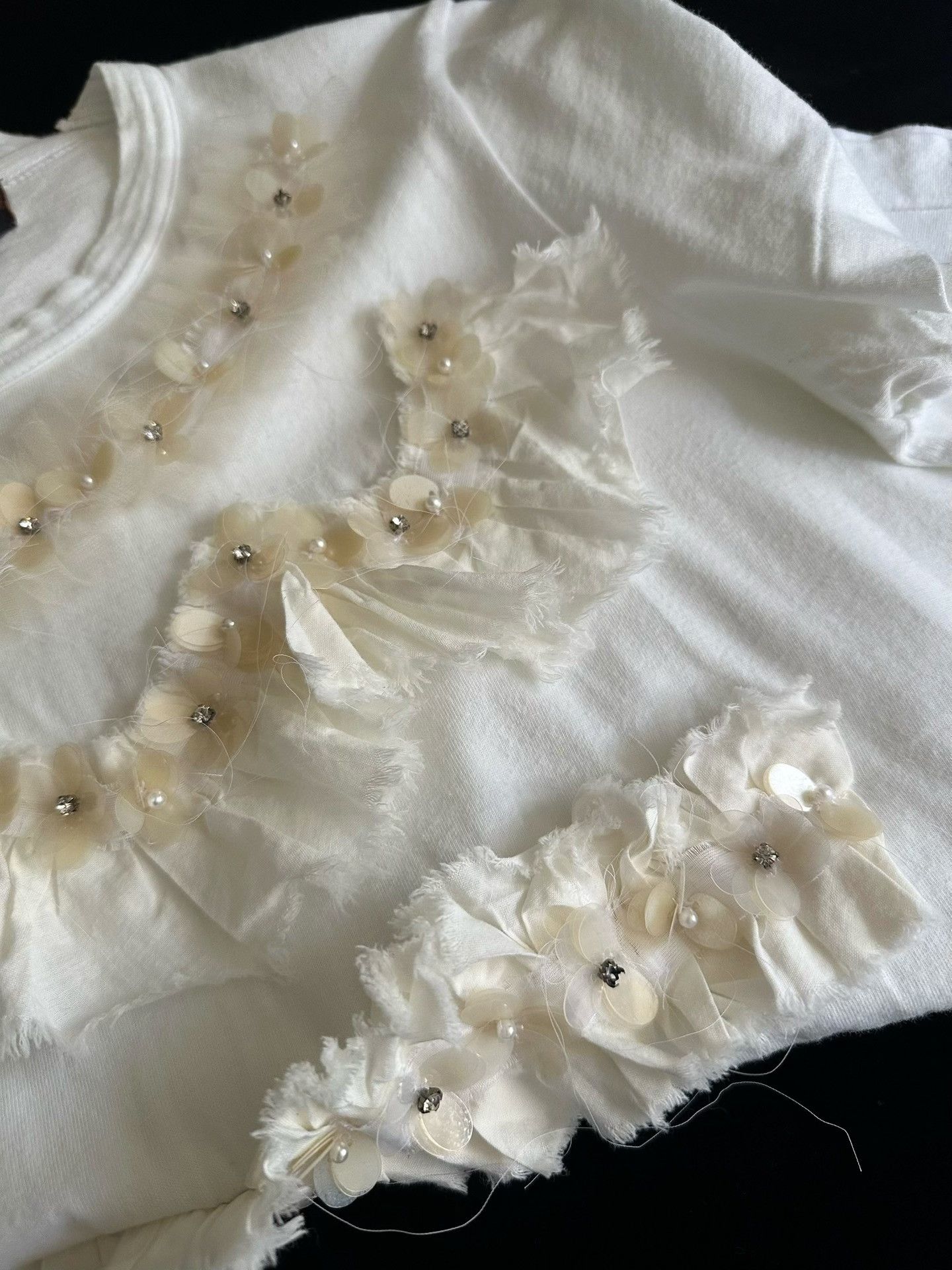 Comme des Garcons Comme des Garçons Tricot Beaded Lace Tee Size M / US 6-8 / IT 42-44 - 9 Thumbnail