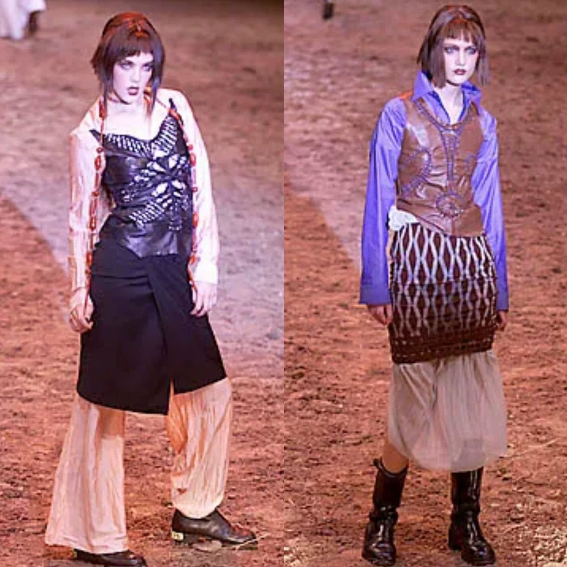 Jean Paul Gaultier Jean Paul Gaultier 2001 Runway Knit Vest Size US XXS / EU 40 - 9 Thumbnail