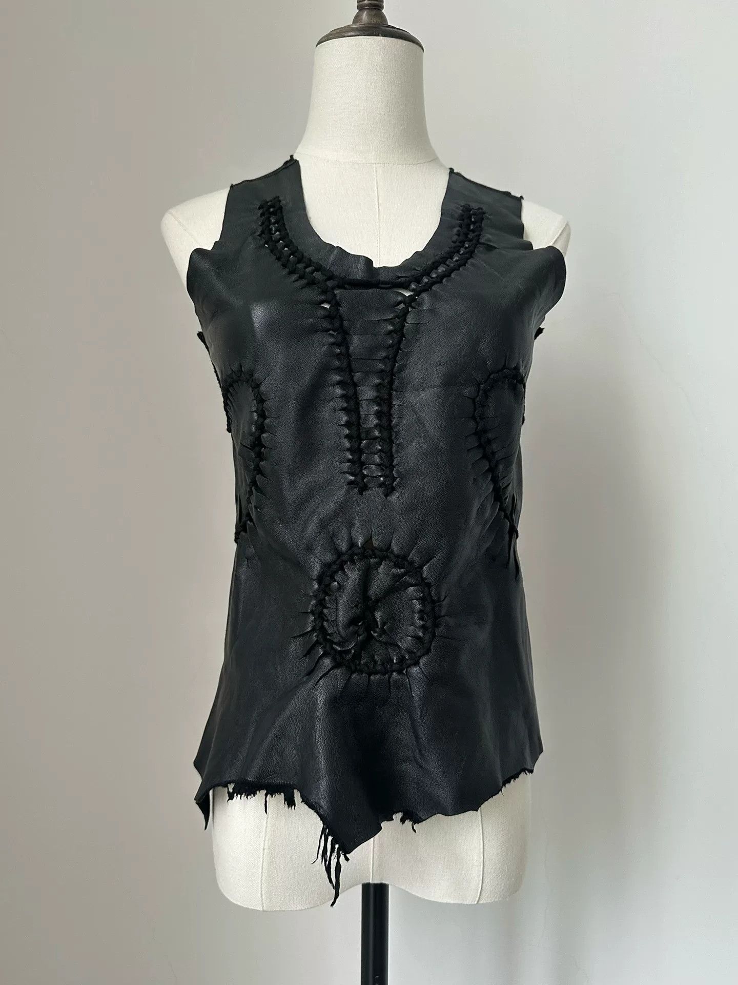 Jean Paul Gaultier Jean Paul Gaultier 2001 Runway Knit Vest Size US XXS / EU 40 - 3 Thumbnail