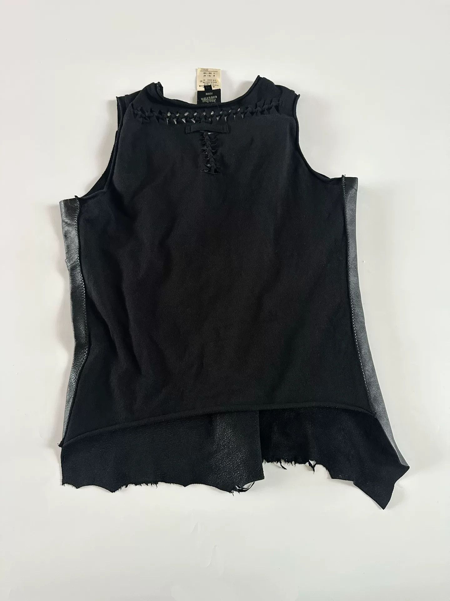 Jean Paul Gaultier Jean Paul Gaultier 2001 Runway Knit Vest Size US XXS / EU 40 - 2 Thumbnail