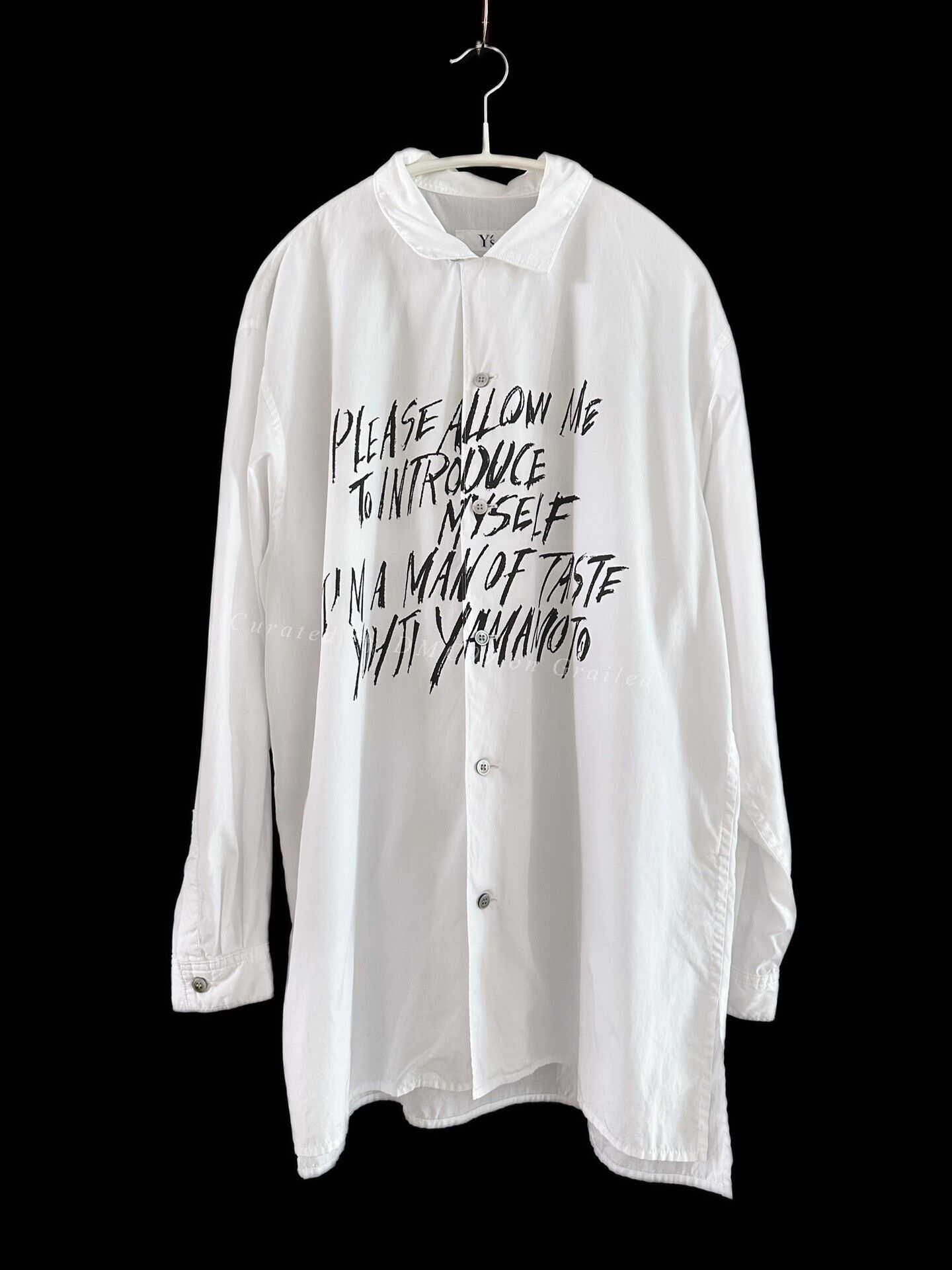 Yohji Yamamoto Yohji Yamamoto 90s Y's Slogan Shirt Size US M / EU 48-50 / 2 - 7 Thumbnail