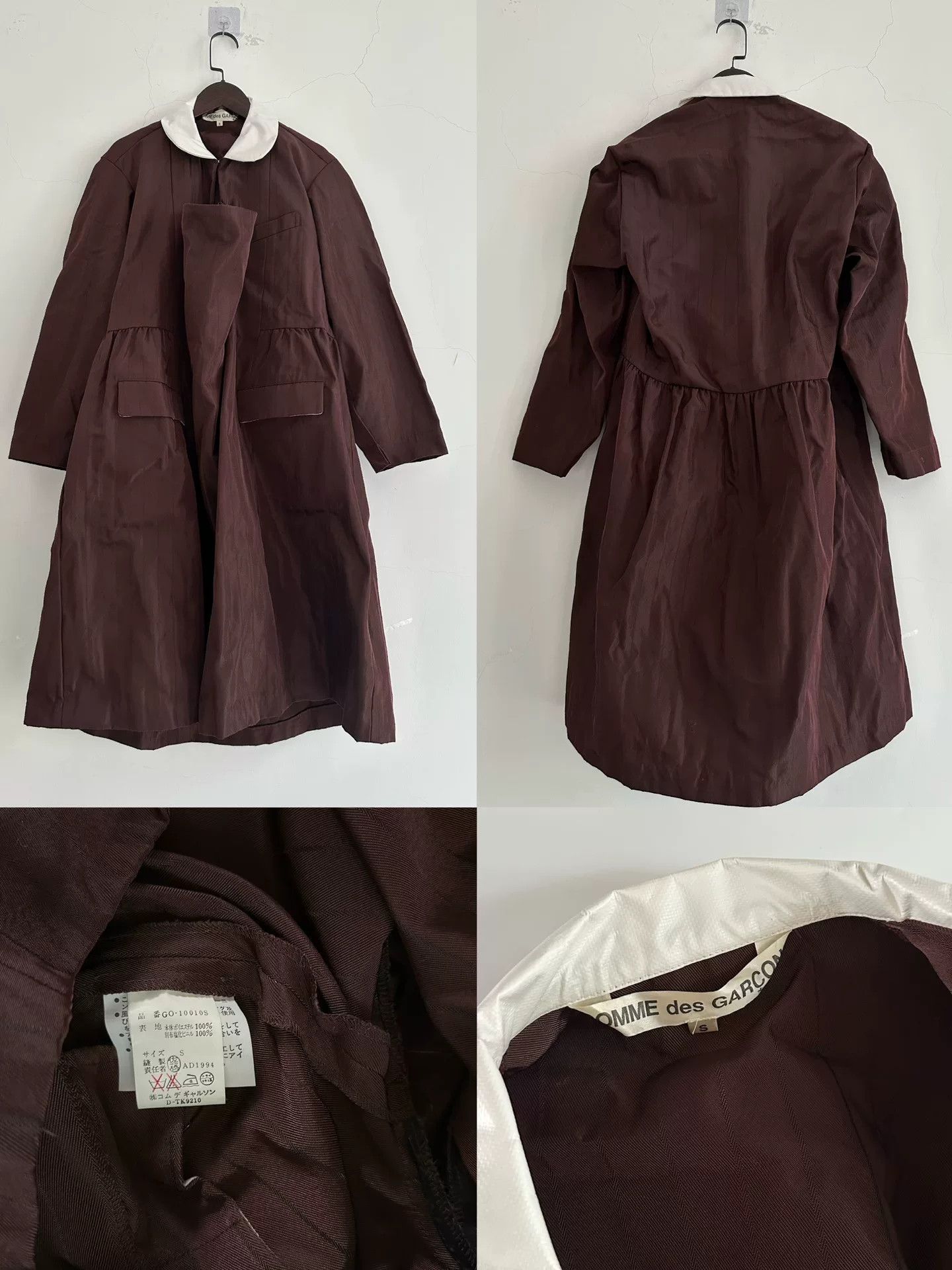 Rei Kawakubo Comme des Garçons 1994 Rare Runway Dress Size S / US 4 / IT 40 - 9 Thumbnail