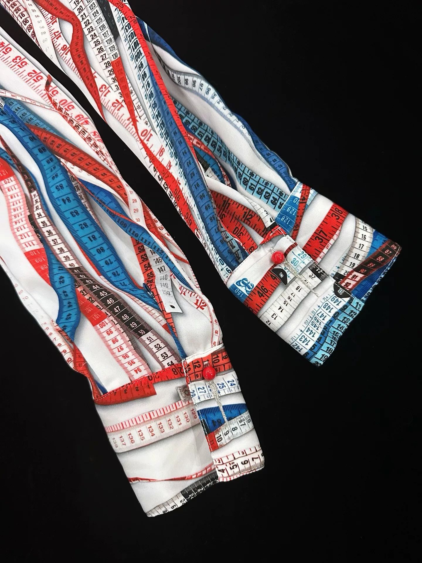Jean Paul Gaultier Jean Paul Gaultier Ruler Print Shirt Size S / US 4 / IT 40 - 6 Thumbnail