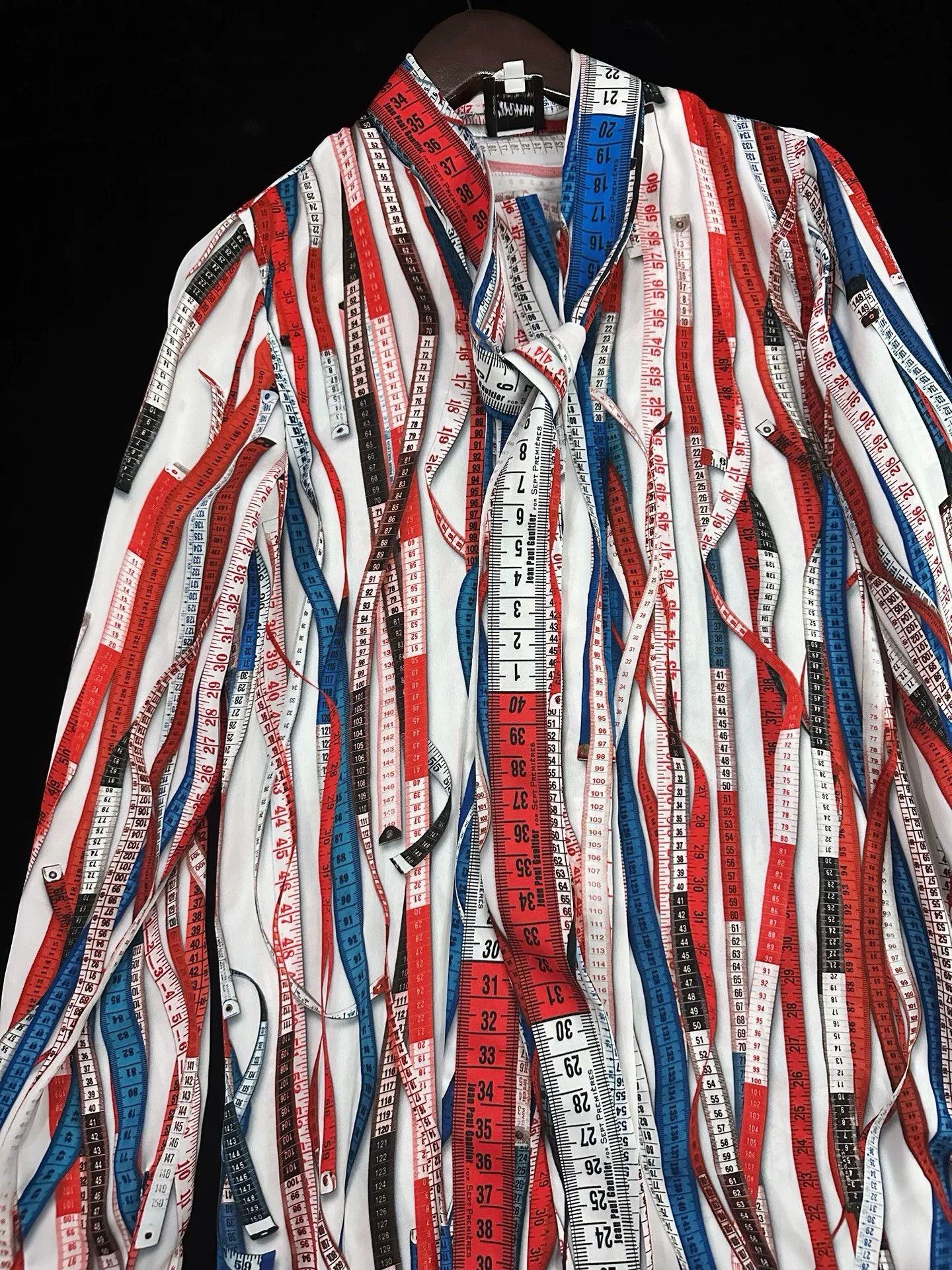 Jean Paul Gaultier Jean Paul Gaultier Ruler Print Shirt Size S / US 4 / IT 40 - 5 Thumbnail