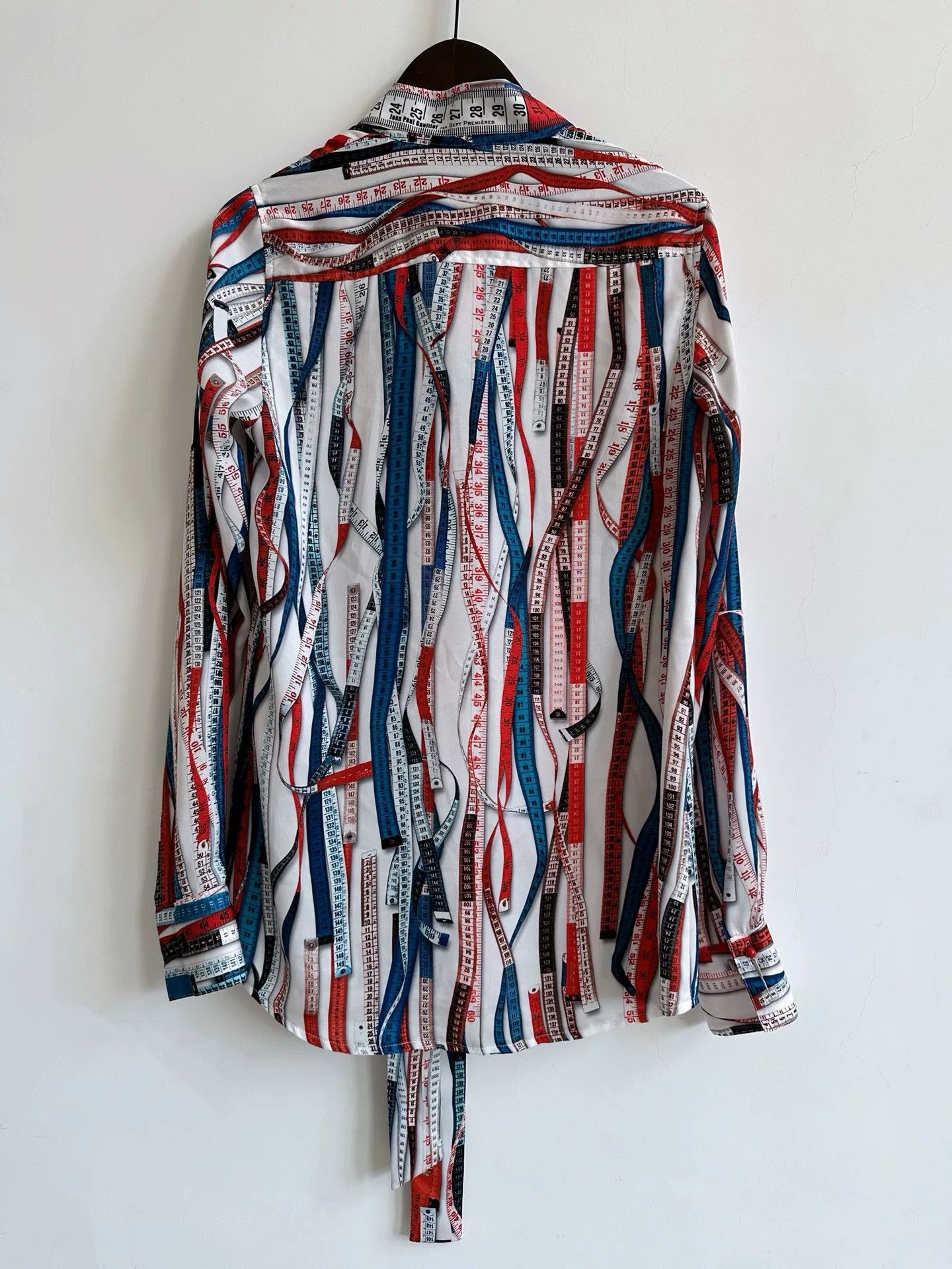 Jean Paul Gaultier Jean Paul Gaultier Ruler Print Shirt Size S / US 4 / IT 40 - 2 Thumbnail