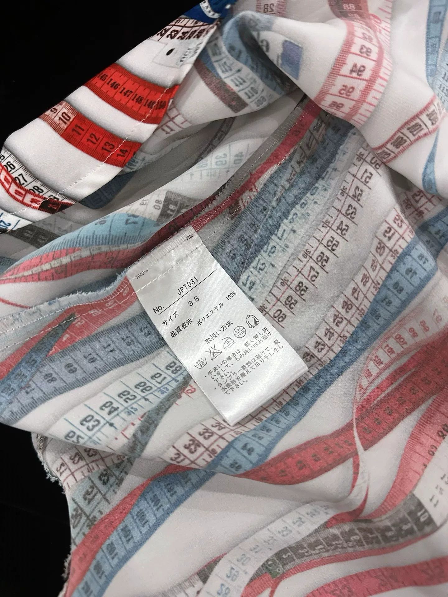 Jean Paul Gaultier Jean Paul Gaultier Ruler Print Shirt Size S / US 4 / IT 40 - 7 Thumbnail