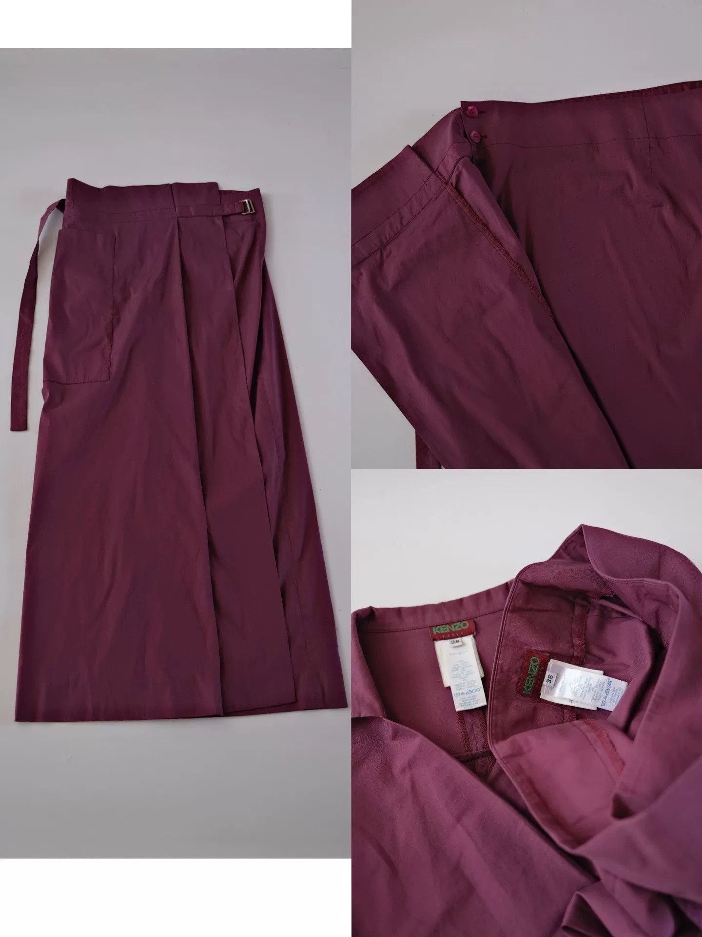 Kenzo Kenzo 80s Top and Skirt Set Size XS / US 0-2 / IT 36-38 - 8 Thumbnail