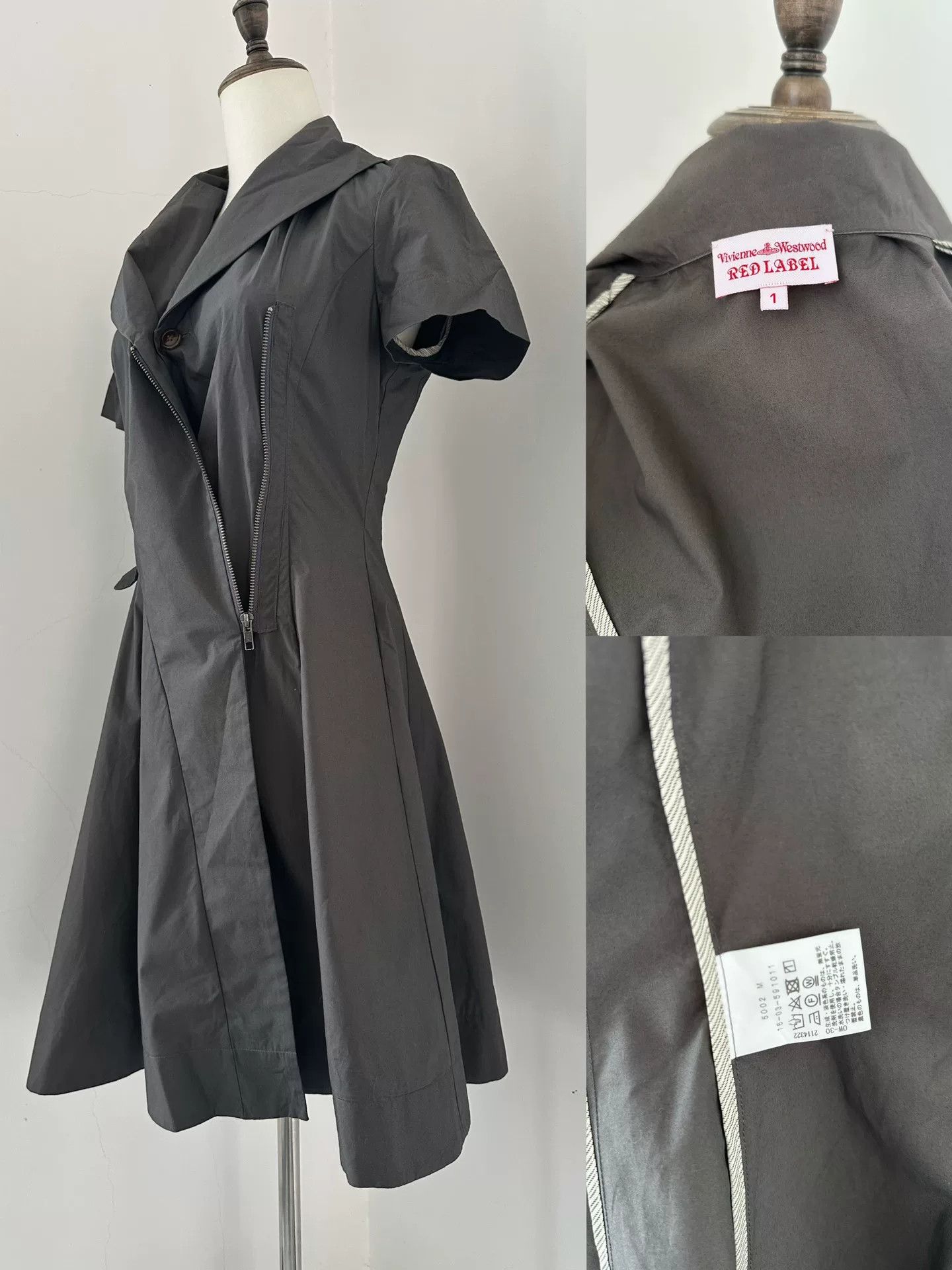 Vivienne Westwood Vivienne Westwood Vintage Zip Dress Size S / US 4 / IT 40 - 8 Thumbnail