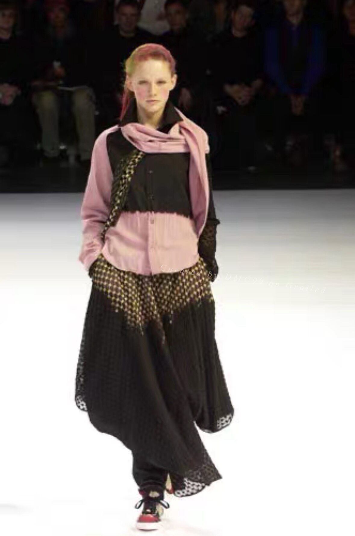 Yohji Yamamoto Yohji Yamamoto Y's 2003 Runway Flare Skirt Size 38" / US 16 / IT 52 - 3 Thumbnail