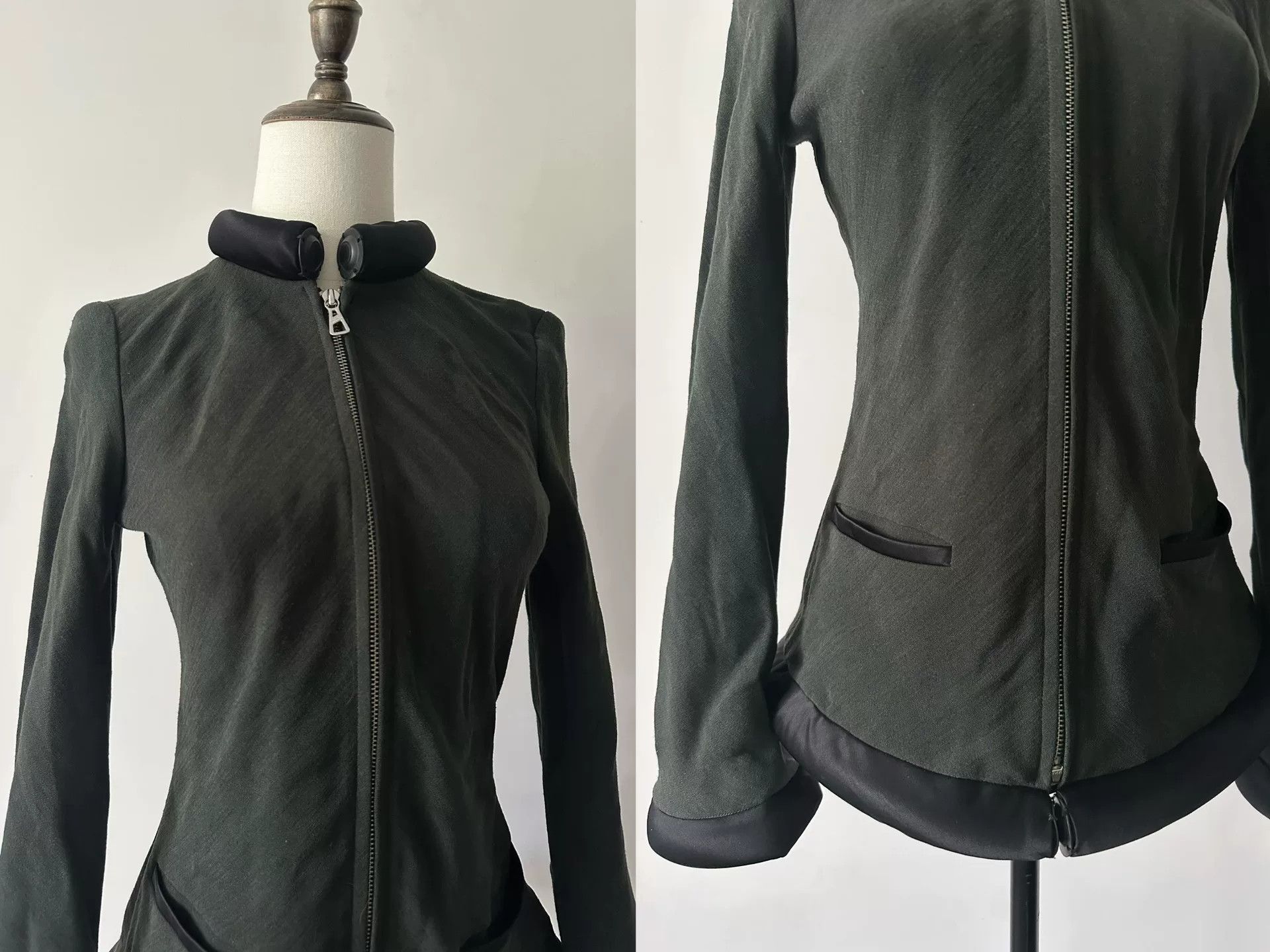 Jean Paul Gaultier Jean Paul Gaultier 1999 Runway Circle Collar Coat Size S / US 4 / IT 40 - 8 Thumbnail