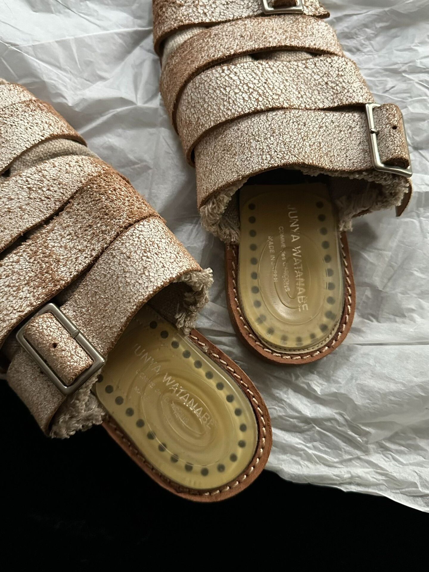 Junya Watanabe Junya Watanabe 2003 Runway Leather Mules Size US 6 / IT 36 - 2 Thumbnail