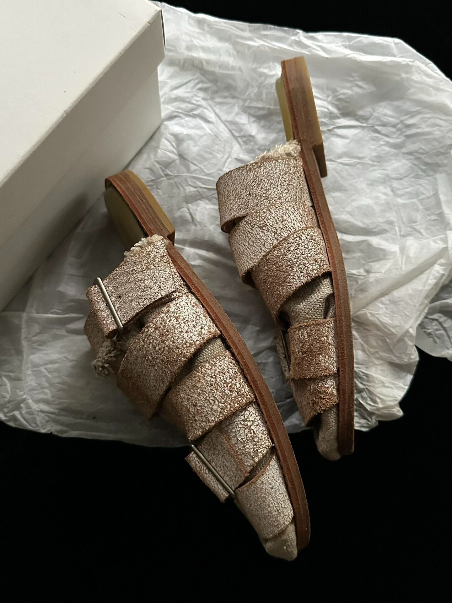 Junya Watanabe Junya Watanabe 2003 Runway Leather Mules Size US 6 / IT 36 - 4 Thumbnail
