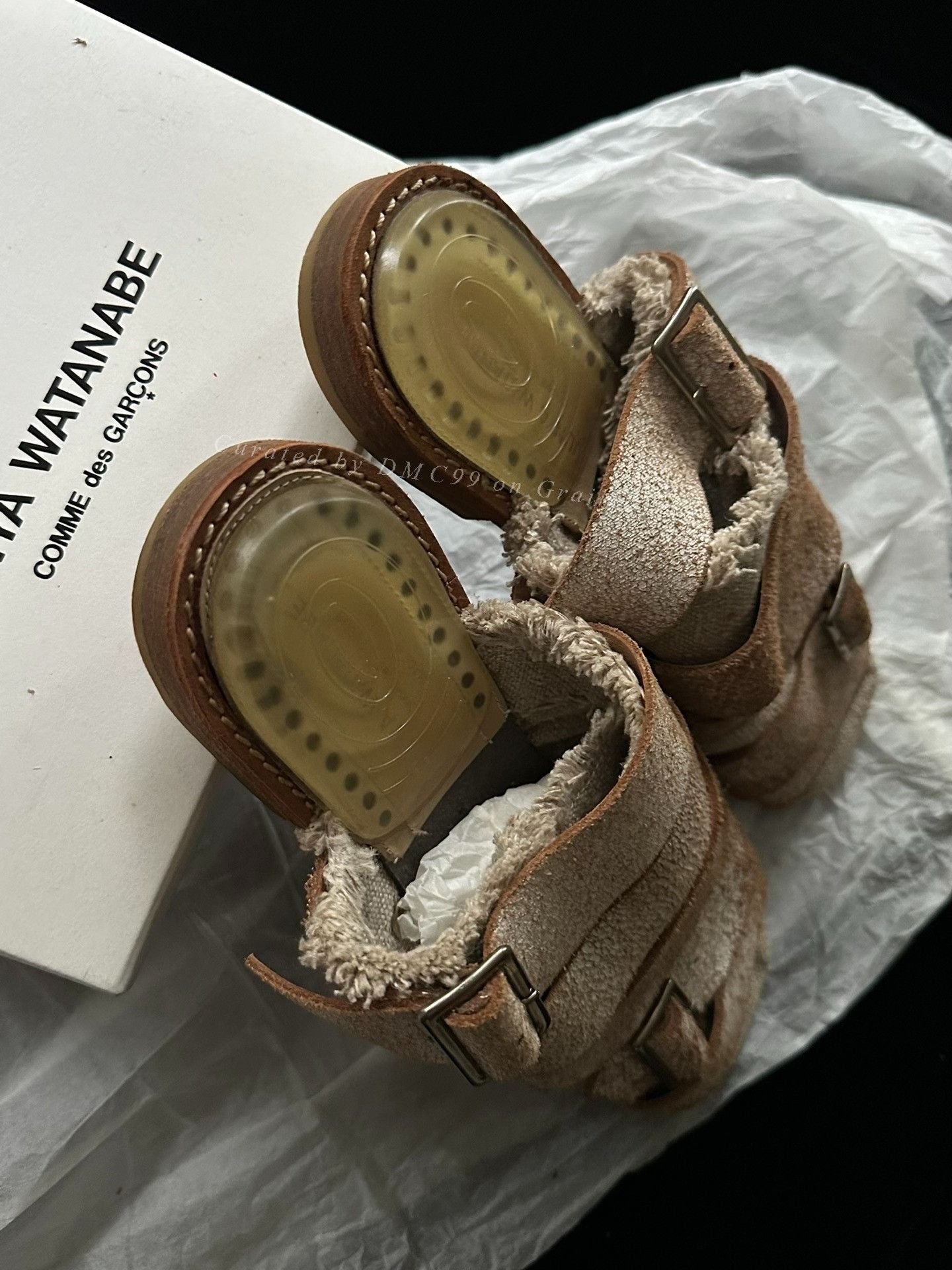 Junya Watanabe Junya Watanabe 2003 Runway Leather Mules Size US 6 / IT 36 - 7 Thumbnail