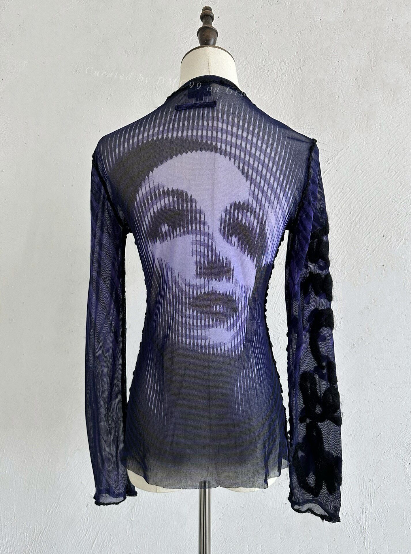 Jean Paul Gaultier Jean Paul Gaultier Vintage Letter Mesh Top Size S / US 4 / IT 40 - 2 Thumbnail