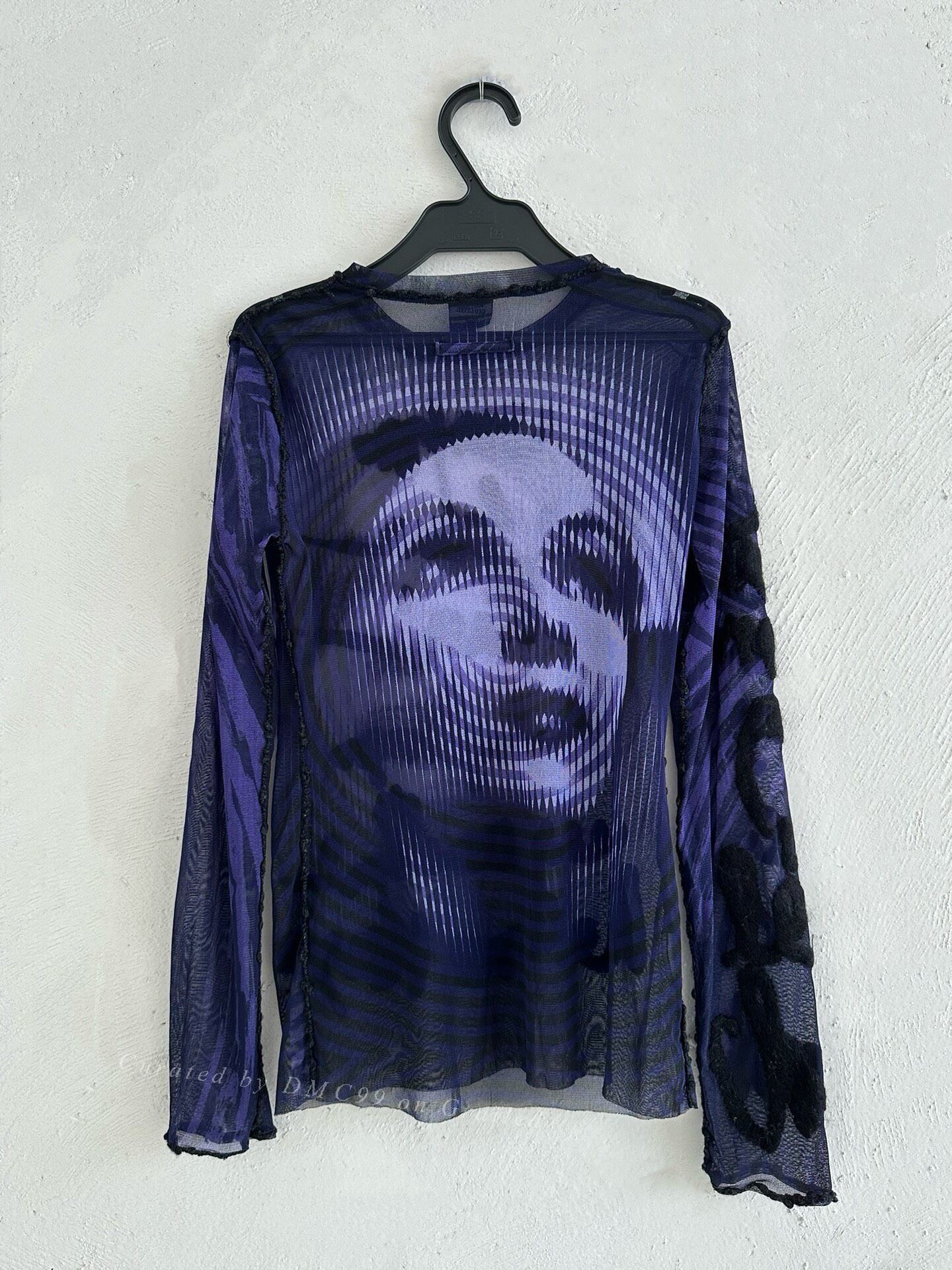 Jean Paul Gaultier Jean Paul Gaultier Vintage Letter Mesh Top Size S / US 4 / IT 40 - 6 Thumbnail