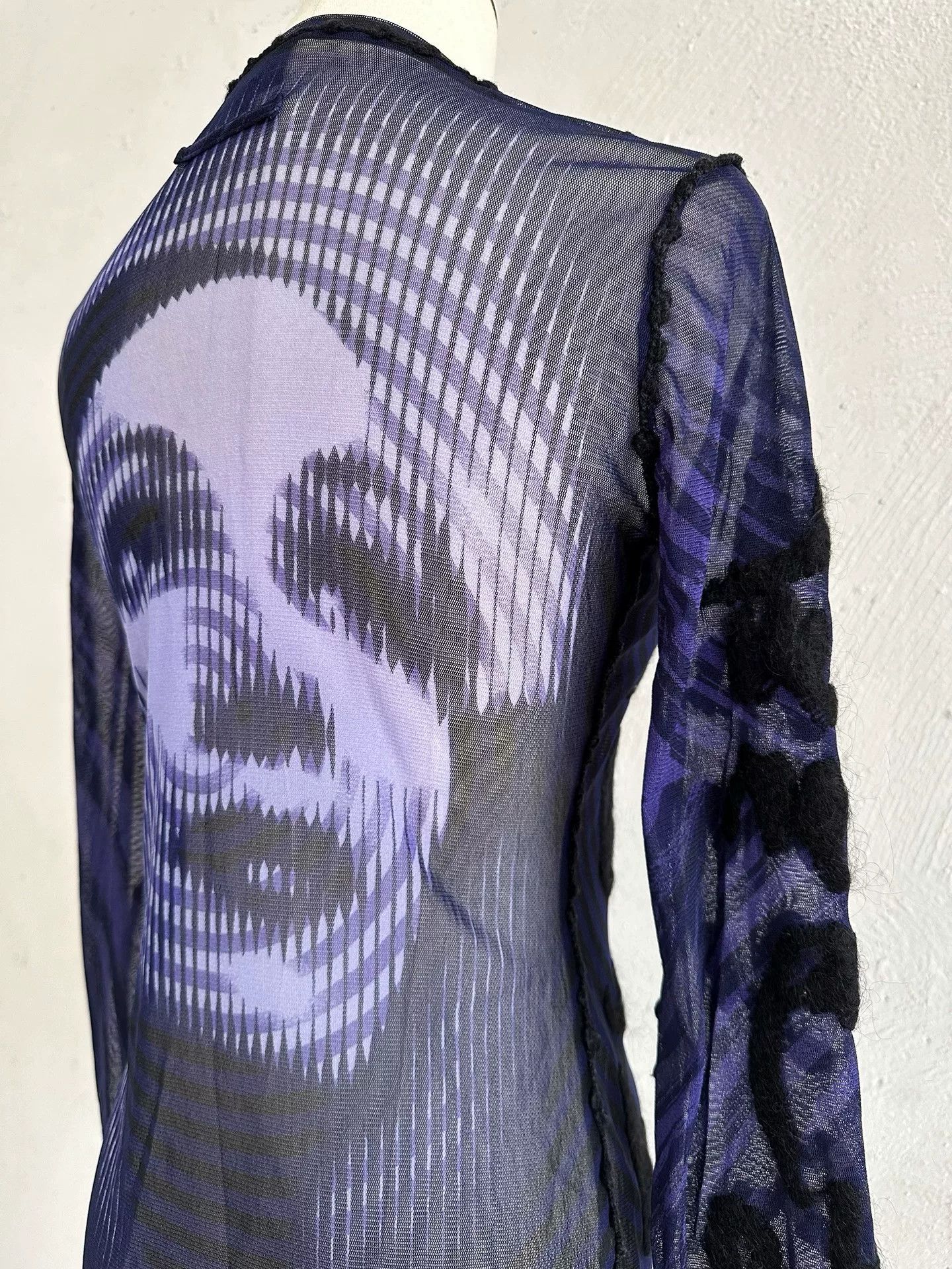 Jean Paul Gaultier Jean Paul Gaultier Vintage Letter Mesh Top Size S / US 4 / IT 40 - 5 Thumbnail