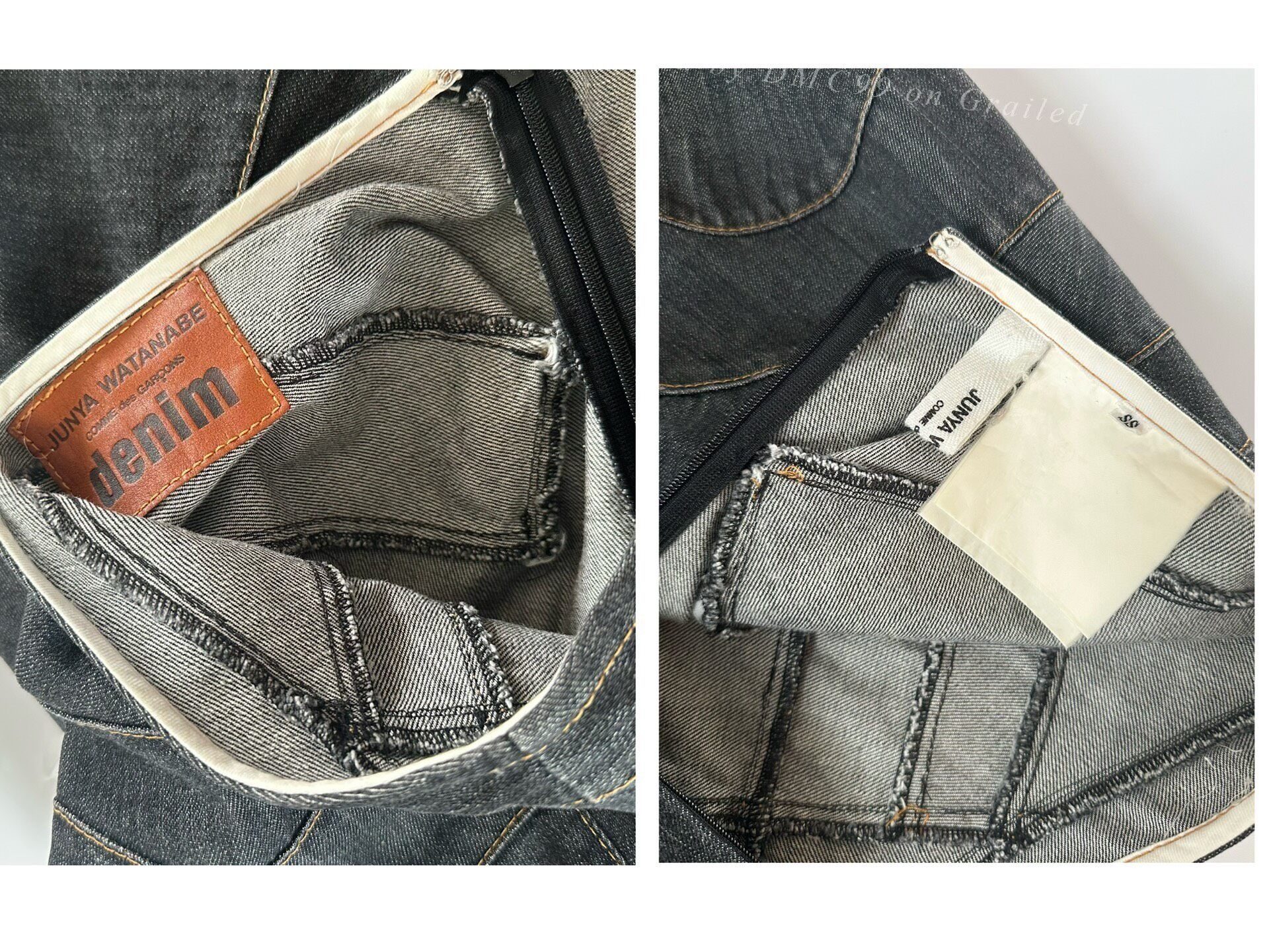 Junya Watanabe Junya Watanabe AD2008 Denim Flared Skirt Size 34" / US 12 / IT 48 - 9 Thumbnail