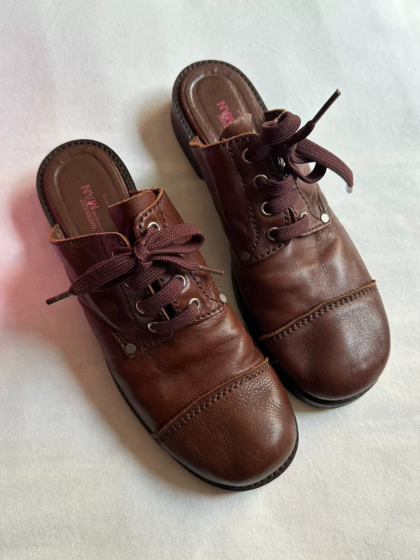 Junya Watanabe Junya Watanabe Leather Mules Size US 6 / IT 36 - 5 Thumbnail