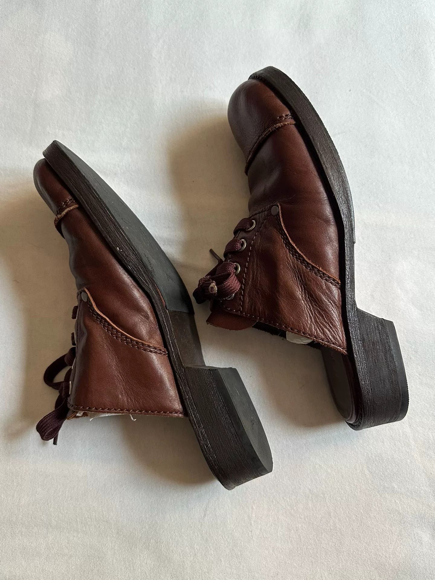 Junya Watanabe Junya Watanabe Leather Mules Size US 6 / IT 36 - 3 Thumbnail