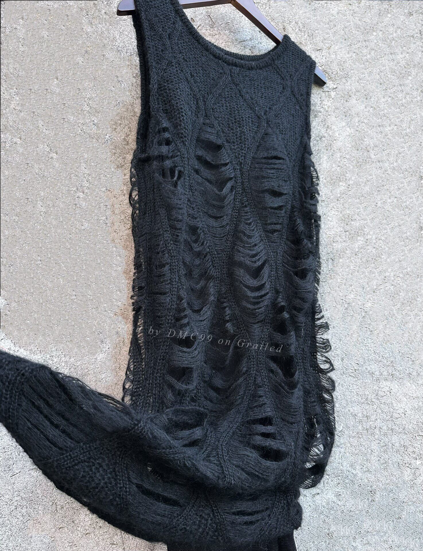 Maison MIHARA YASUHIRO Mihara Yasuhiro Distressed Tank Dress Size M / US 6-8 / IT 42-44 - 2 Thumbnail