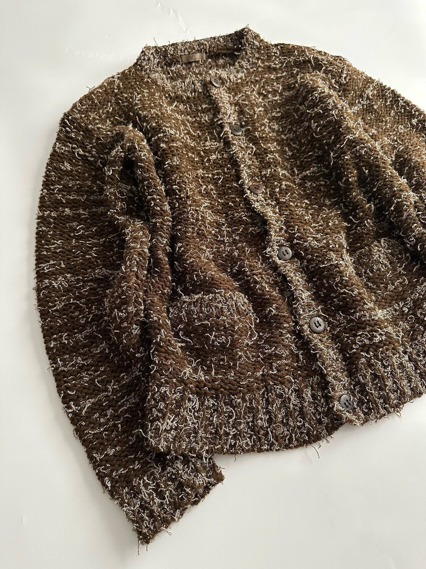 Yohji Yamamoto Y's for Men Snowflake Knit Cardigan Size US M / EU 48-50 / 2 - 2 Thumbnail