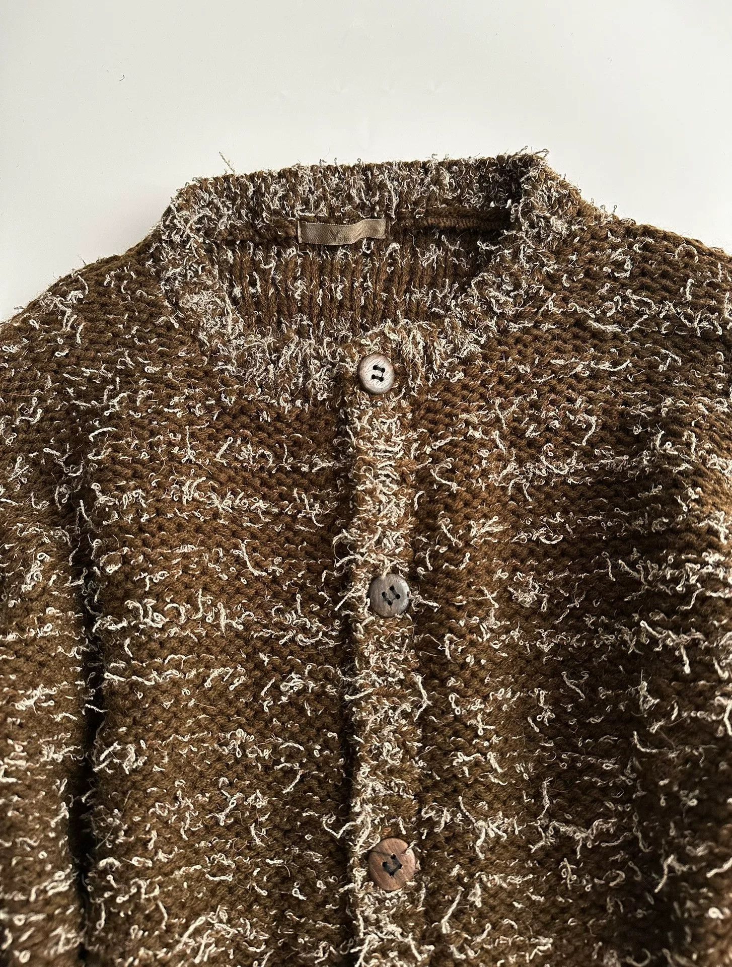 Yohji Yamamoto Y's for Men Snowflake Knit Cardigan Size US M / EU 48-50 / 2 - 7 Thumbnail