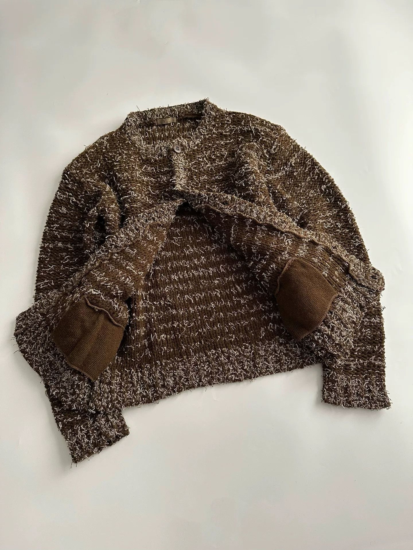 Yohji Yamamoto Y's for Men Snowflake Knit Cardigan Size US M / EU 48-50 / 2 - 3 Thumbnail