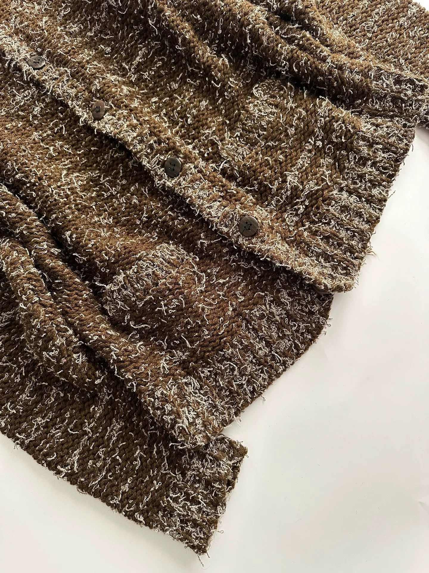 Yohji Yamamoto Y's for Men Snowflake Knit Cardigan Size US M / EU 48-50 / 2 - 9 Thumbnail