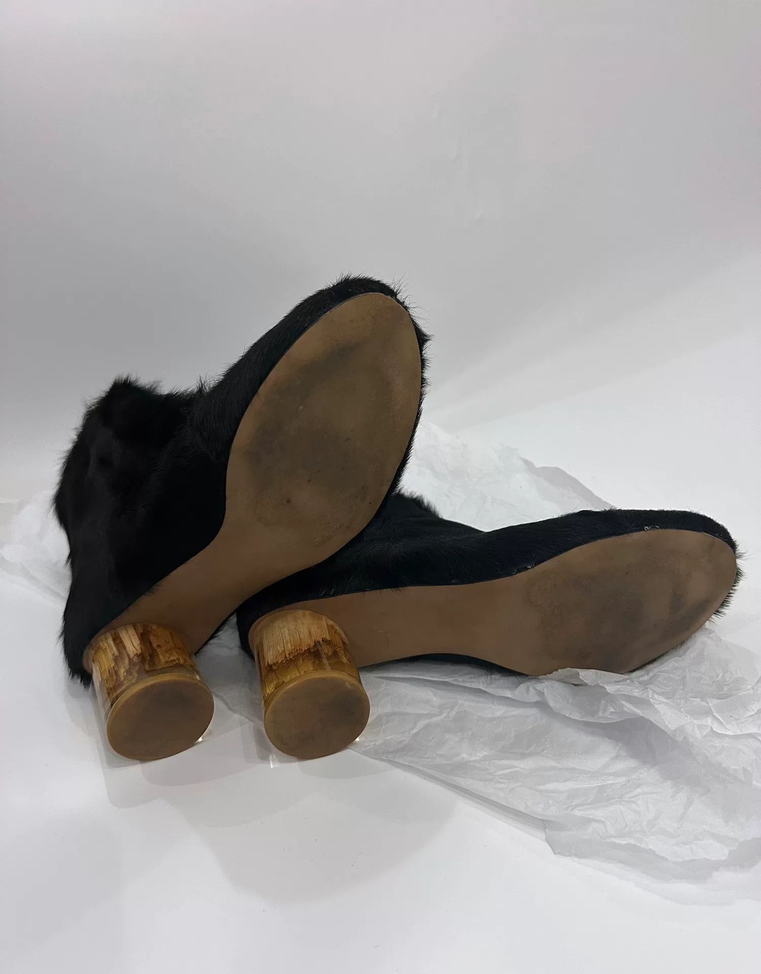 Yohji Yamamoto Yohji Yamamoto Y's Fur Boots Size US 9 / IT 39 - 7 Thumbnail