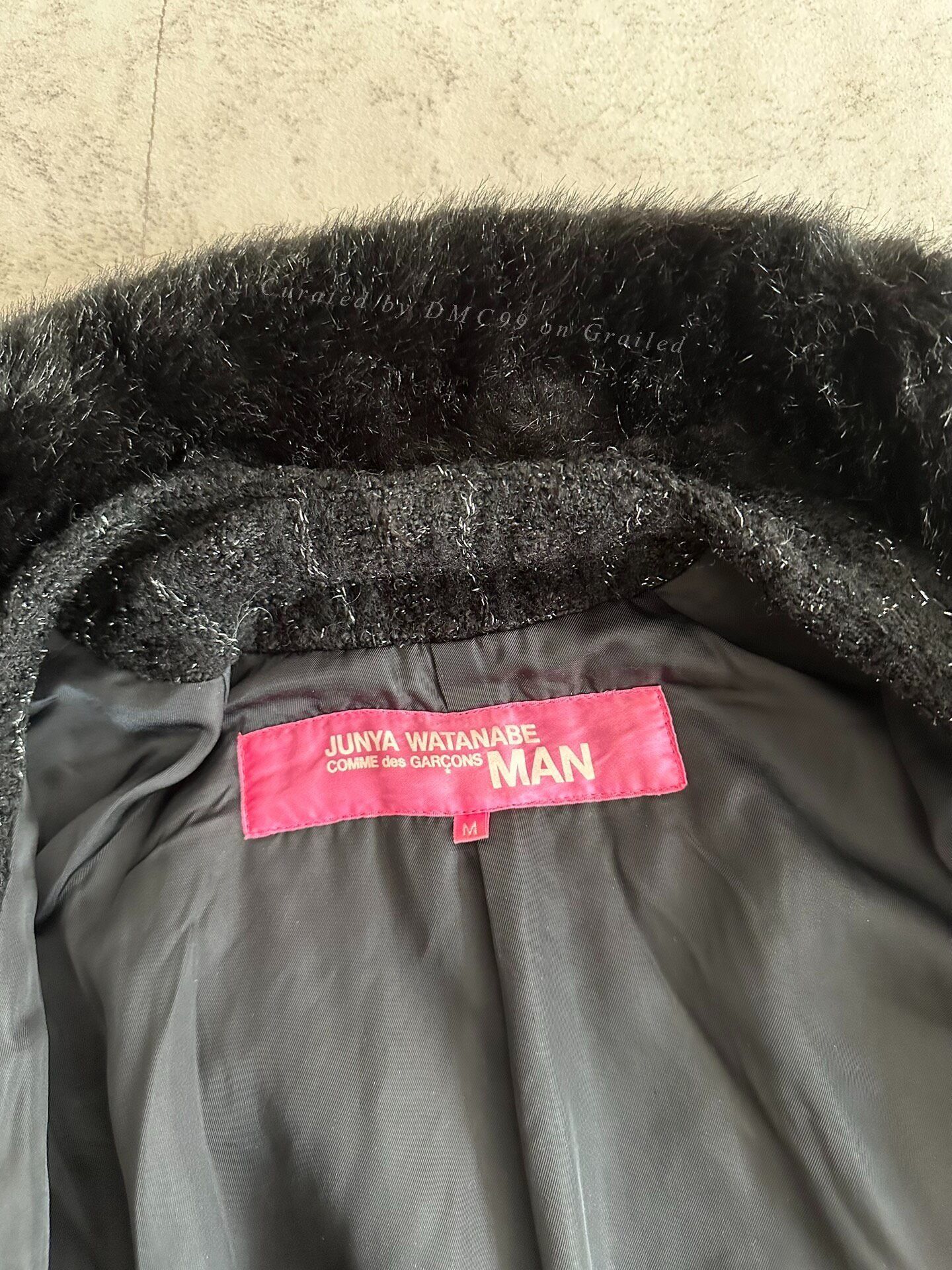 Junya Watanabe Junya Watanabe Tweed Coat with Fur Collar Size M / US 6-8 / IT 42-44 - 7 Thumbnail