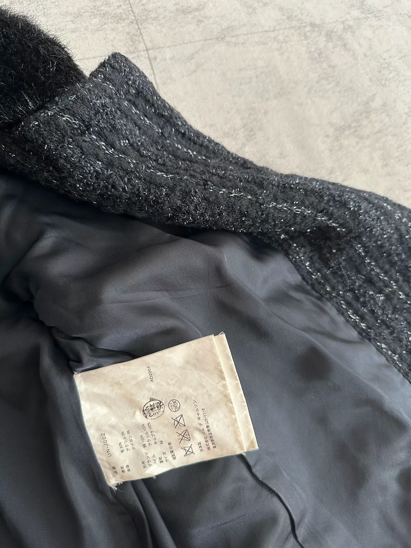 Junya Watanabe Junya Watanabe Tweed Coat with Fur Collar Size M / US 6-8 / IT 42-44 - 8 Thumbnail