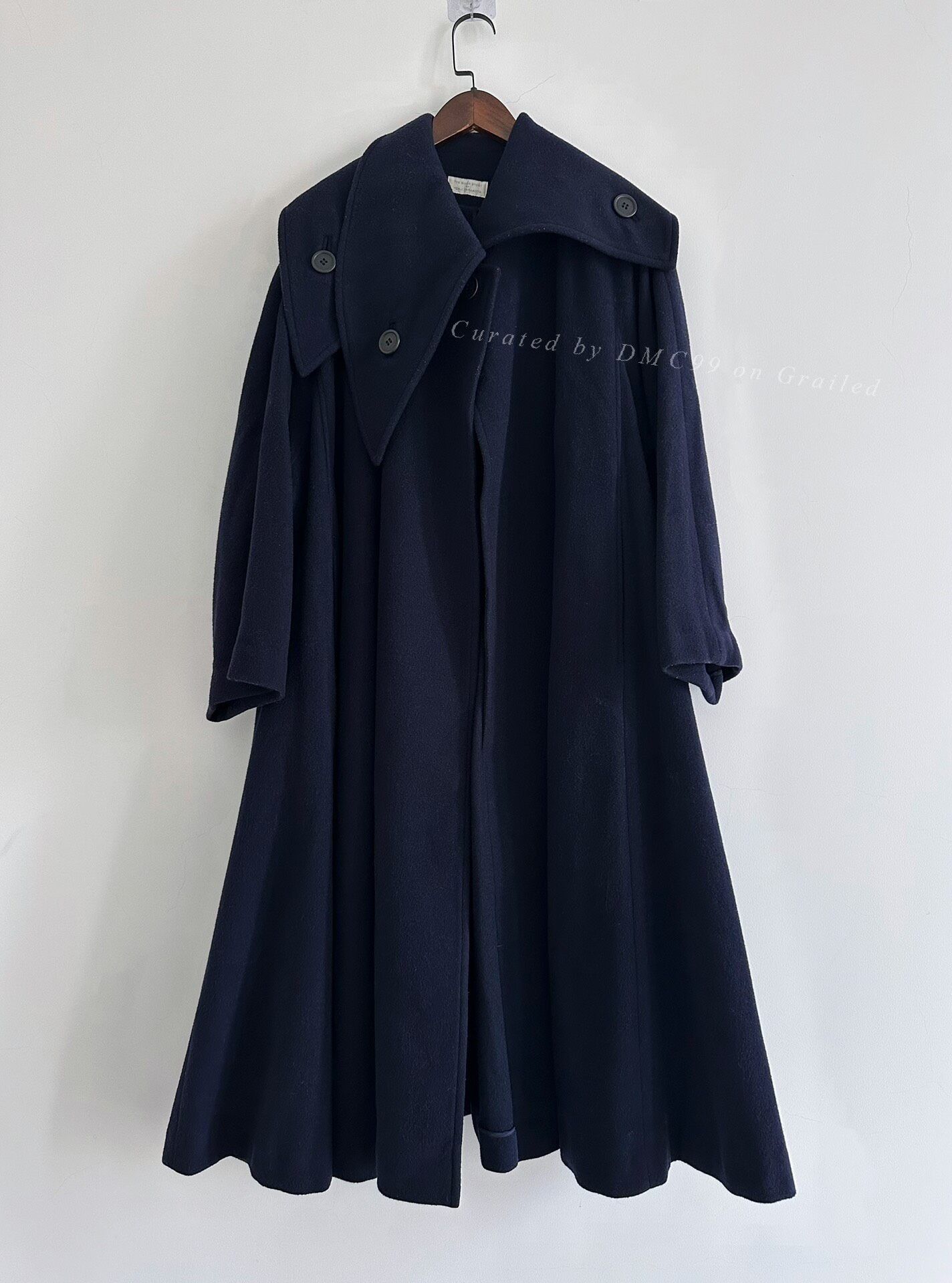 Yohji Yamamoto Yohji Yamamoto Vintage Wool Coat Size US M / EU 48-50 / 2 - 9 Thumbnail