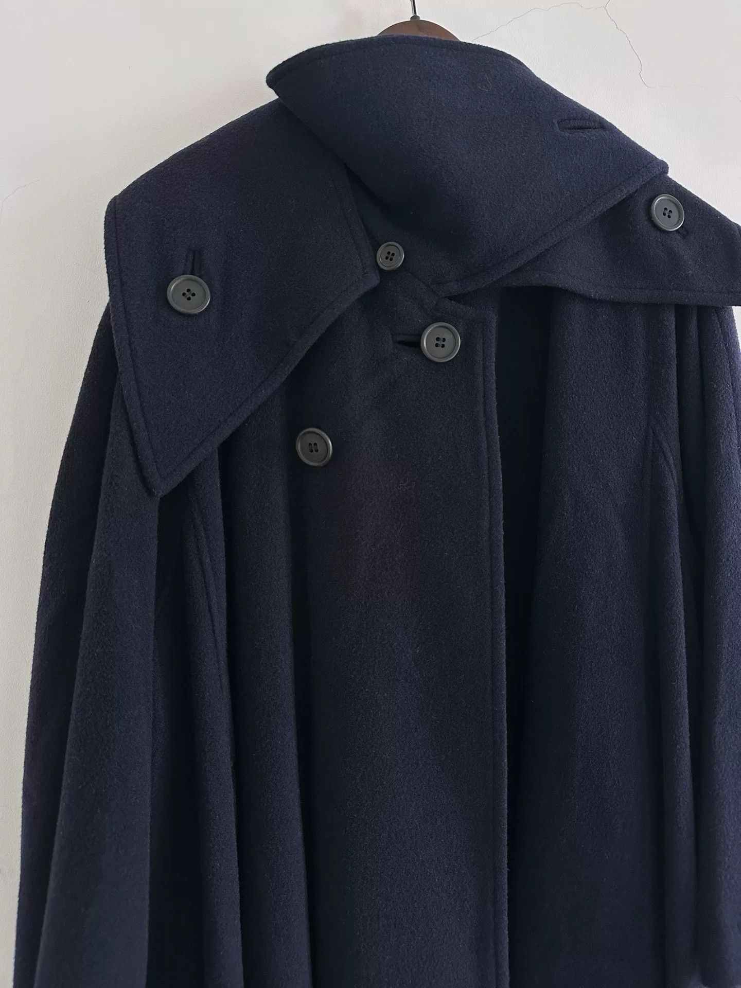 Yohji Yamamoto Yohji Yamamoto Vintage Wool Coat Size US M / EU 48-50 / 2 - 5 Thumbnail